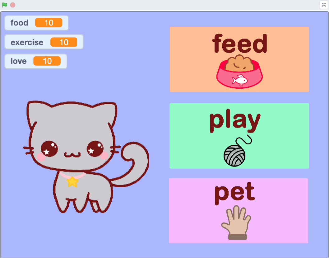 The visual interface of the game.