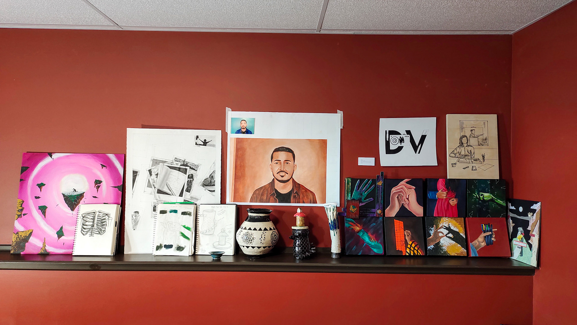 1st year BFA assignment wall