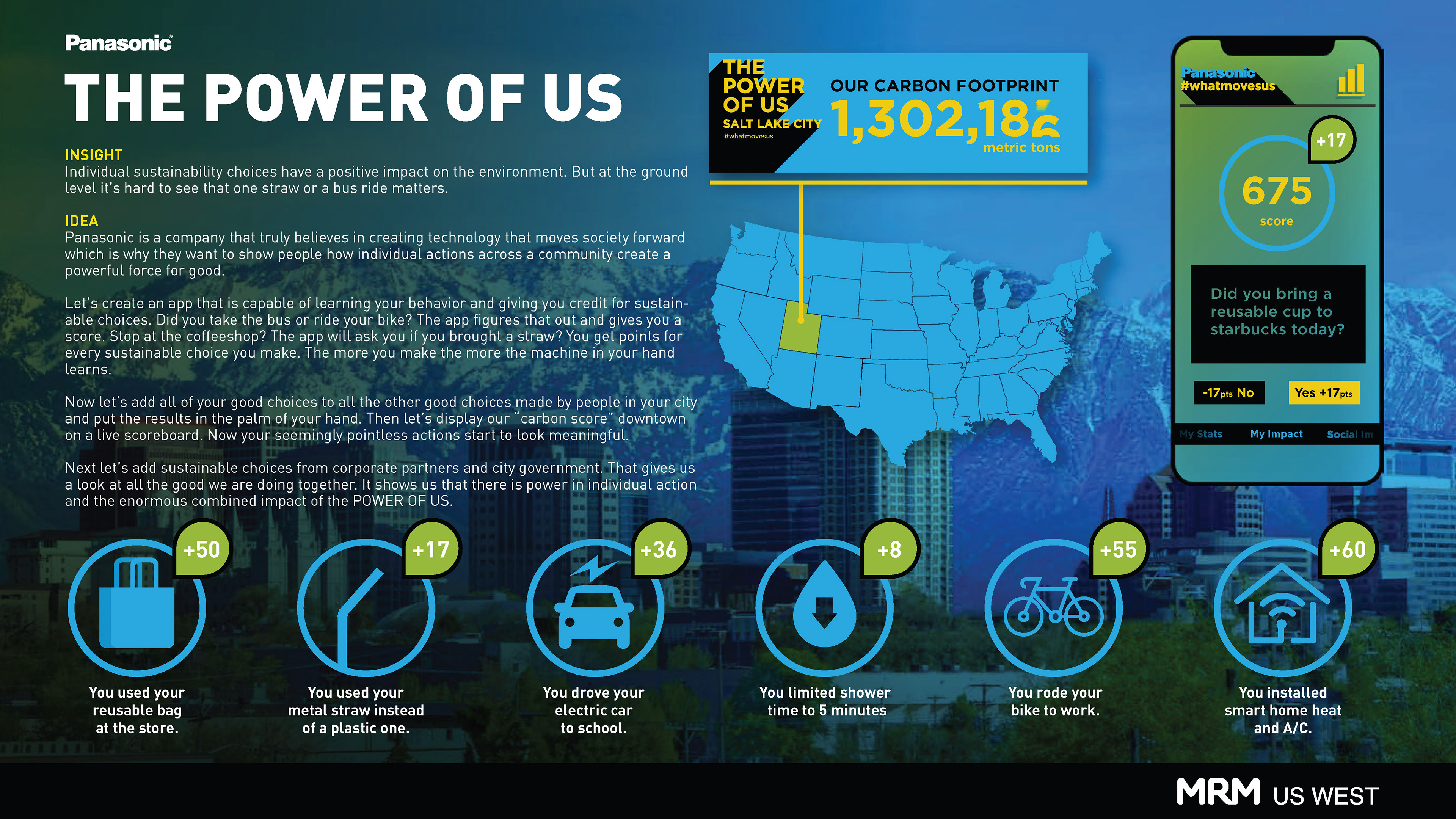 An app that turns sustainable actions into a game.