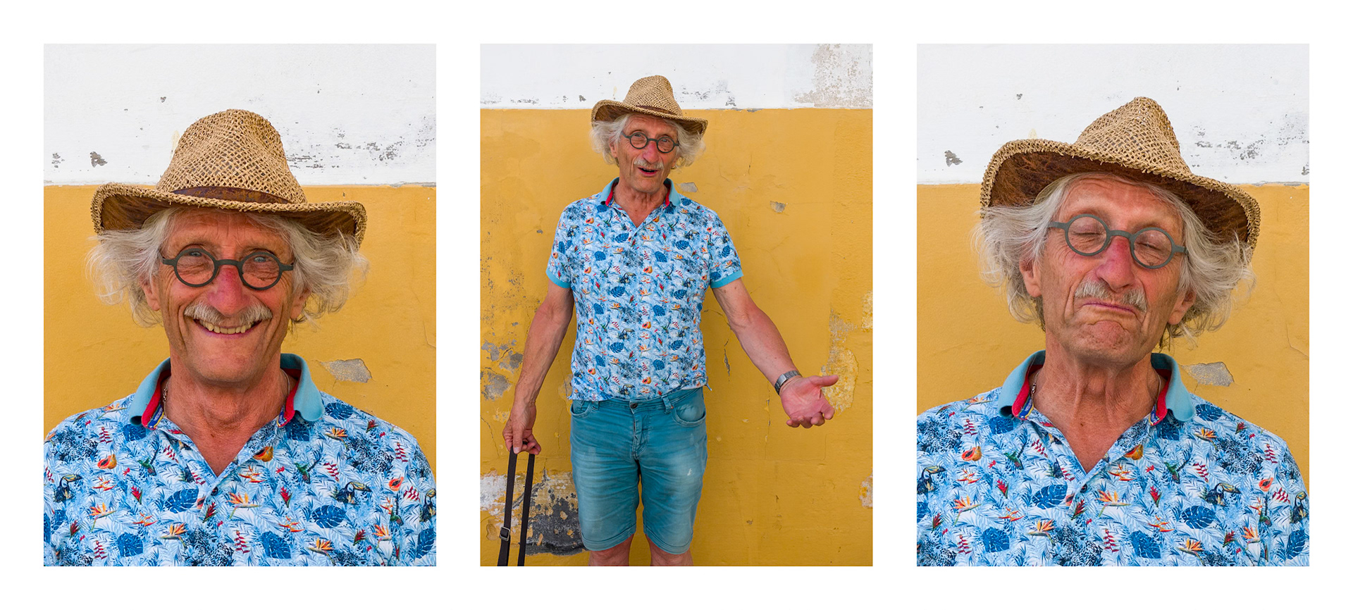 Tourist in Evora, Portugal