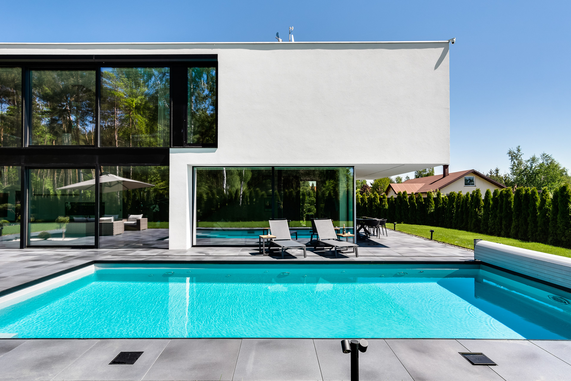 Elewacja budynku mieszkalnego