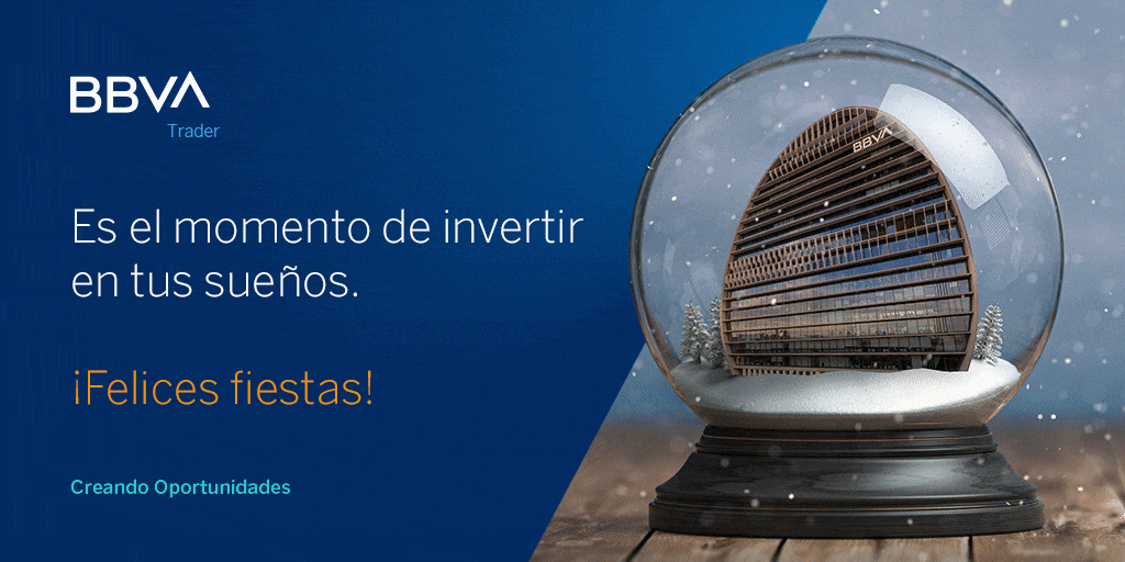 Felicitación navideña de BBVA Trader (Dirección de arte + Copy)