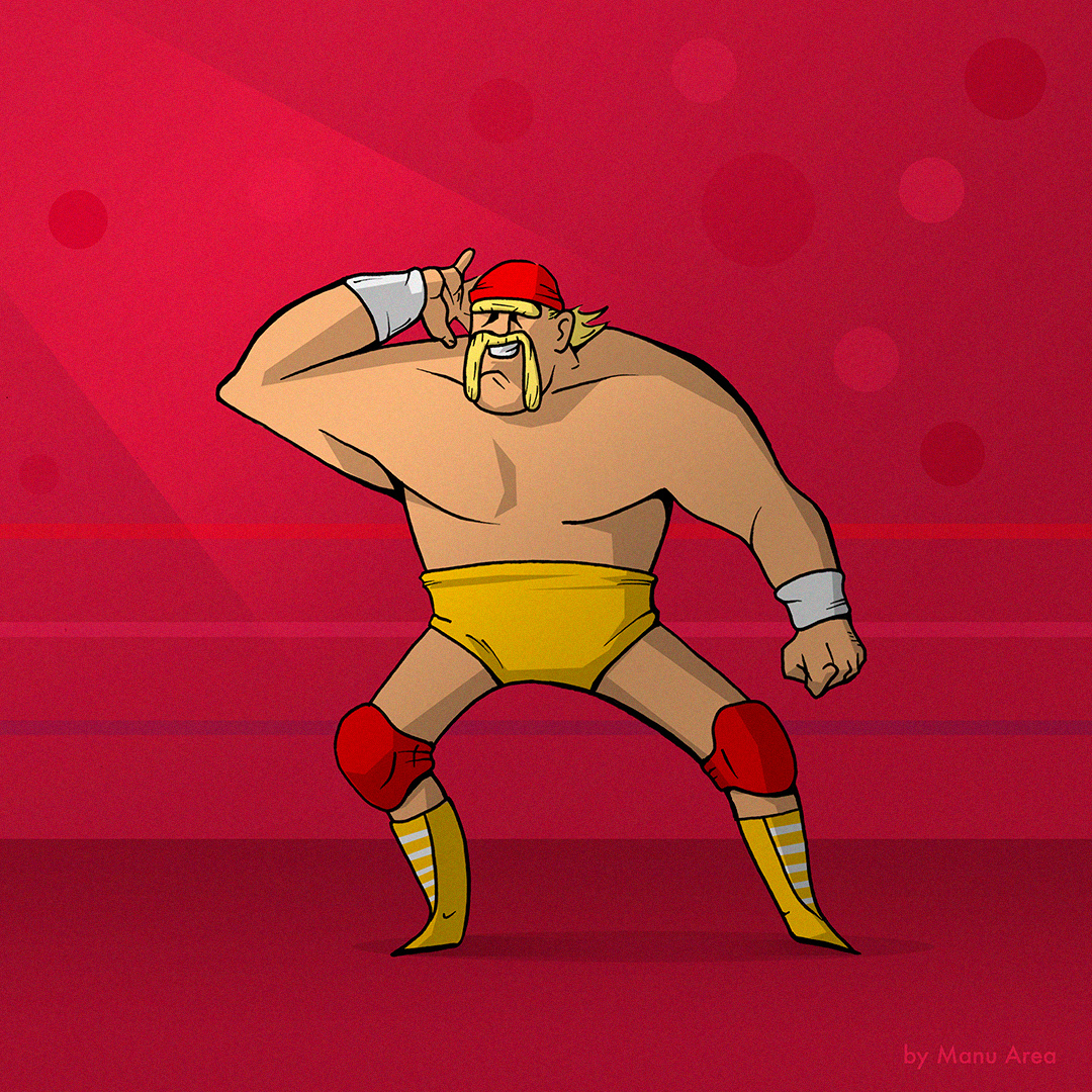 Hulk Hogan (Estilo Cartoon) (2021)
