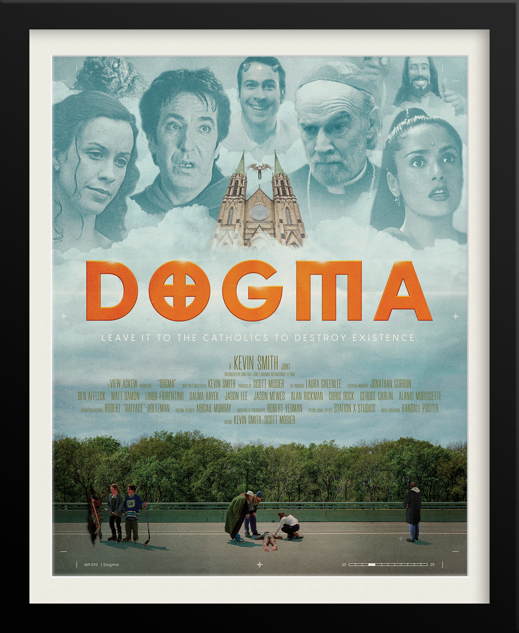 Kevin Smith Dogma Alternate Movie Poster — Bold Graphic Design by Tyler Zent