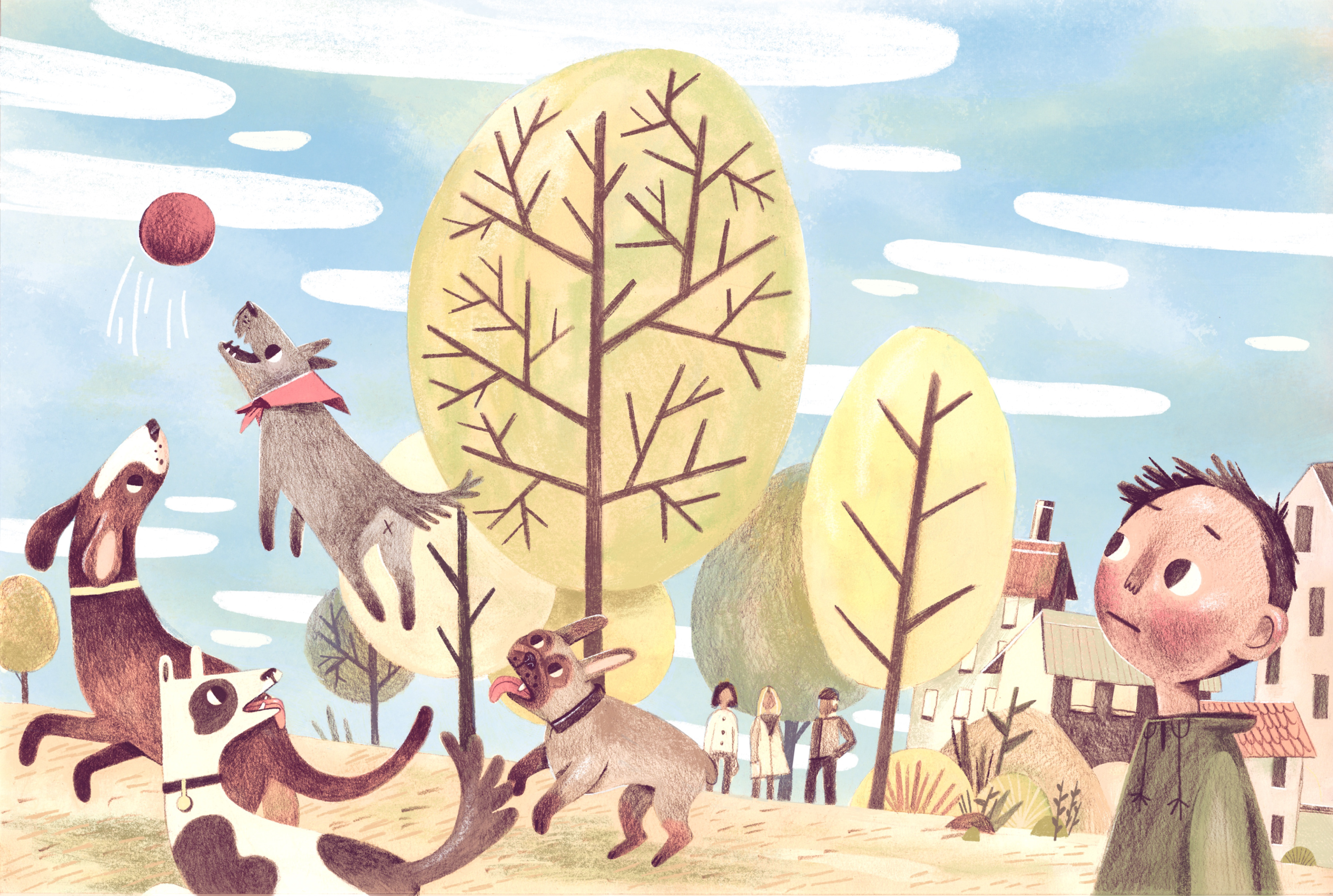 Dogs in the park