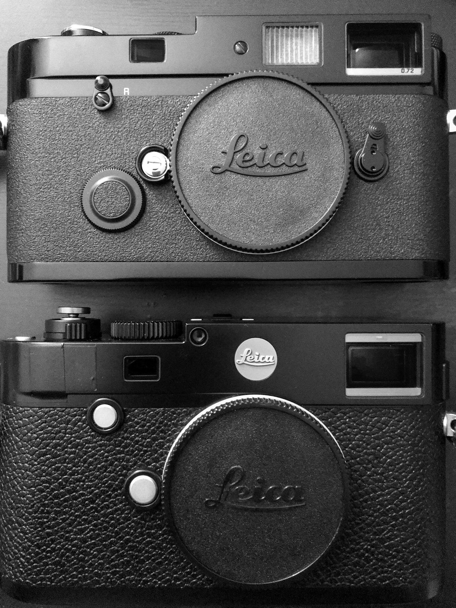 Leica MP and Leica M240 for comparison.