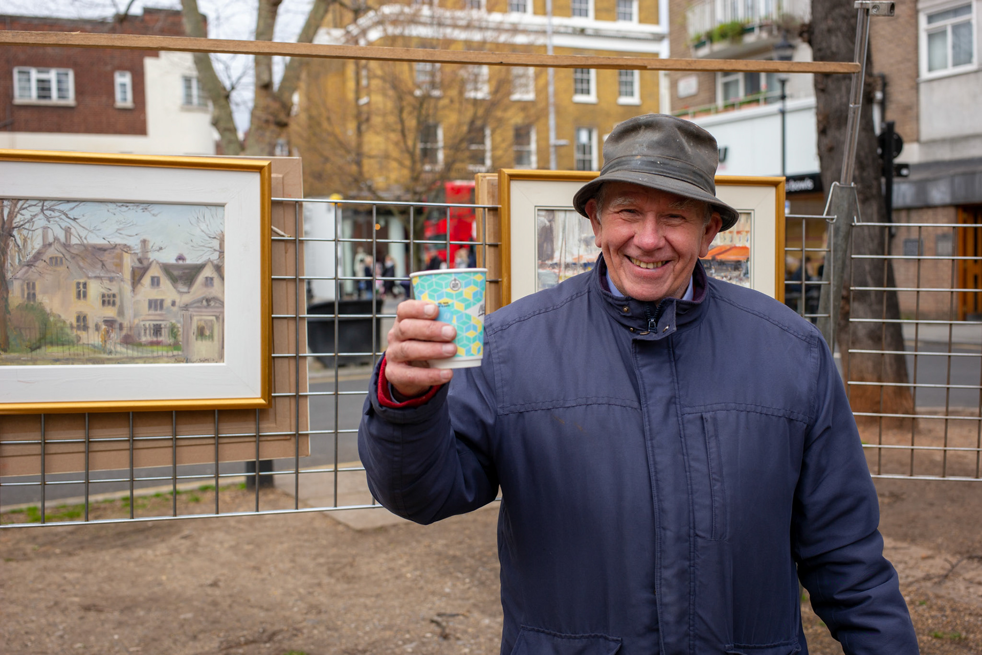 David LLoyd Smith portrait painter in Chelsea by Michal Jeck