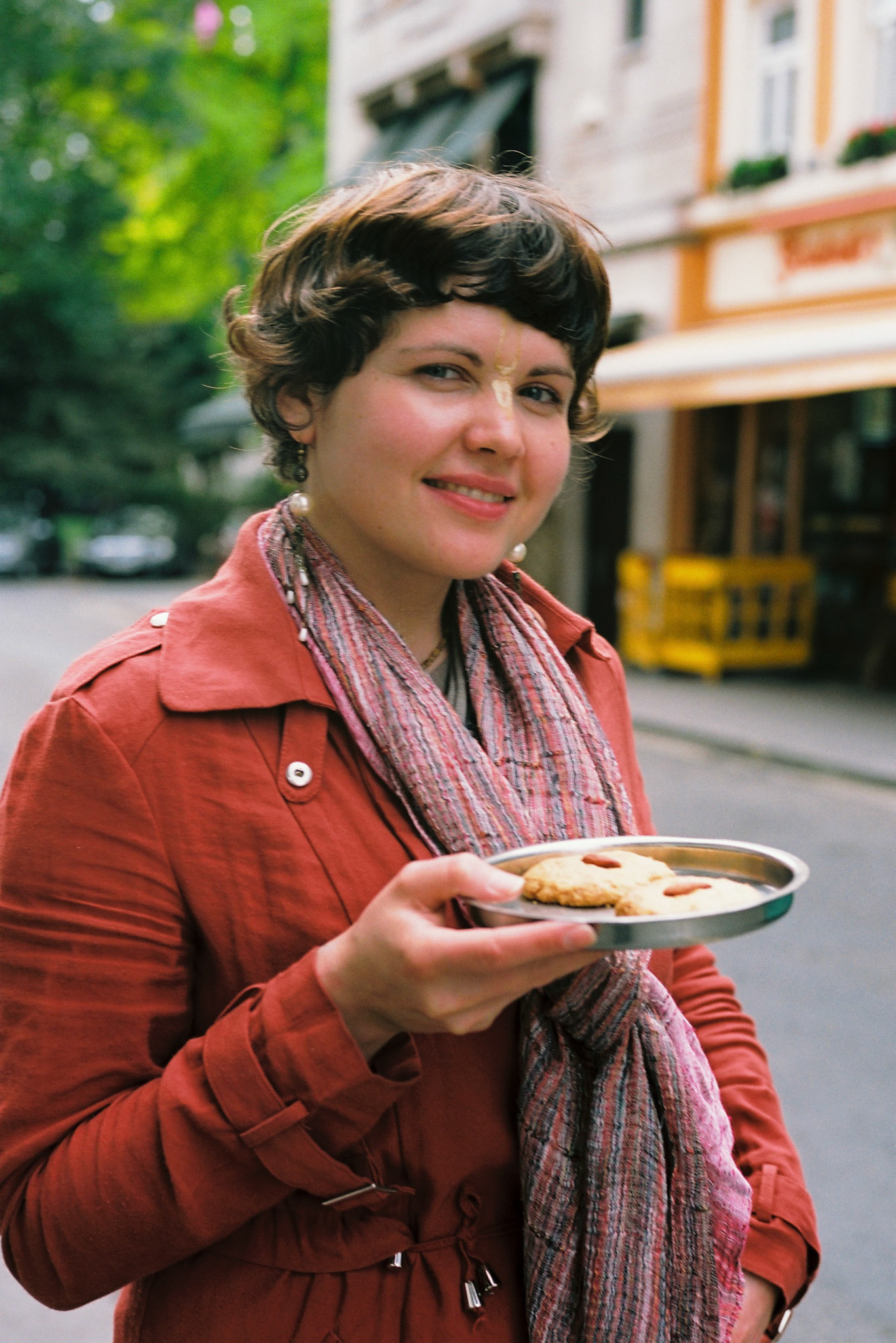 Portrait of female on film street photography by © Michal Jeck