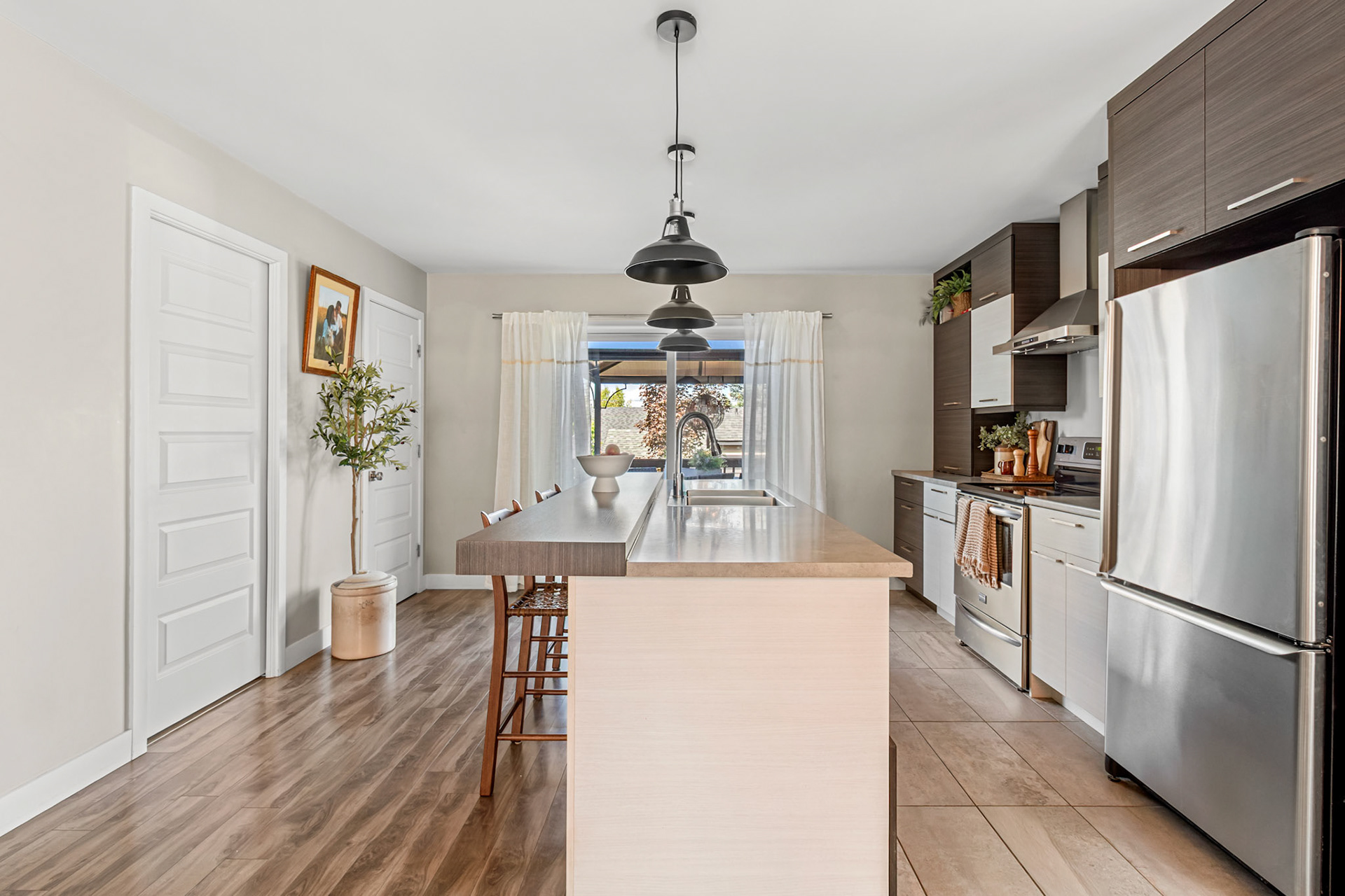 Maison de ville rustique moderne