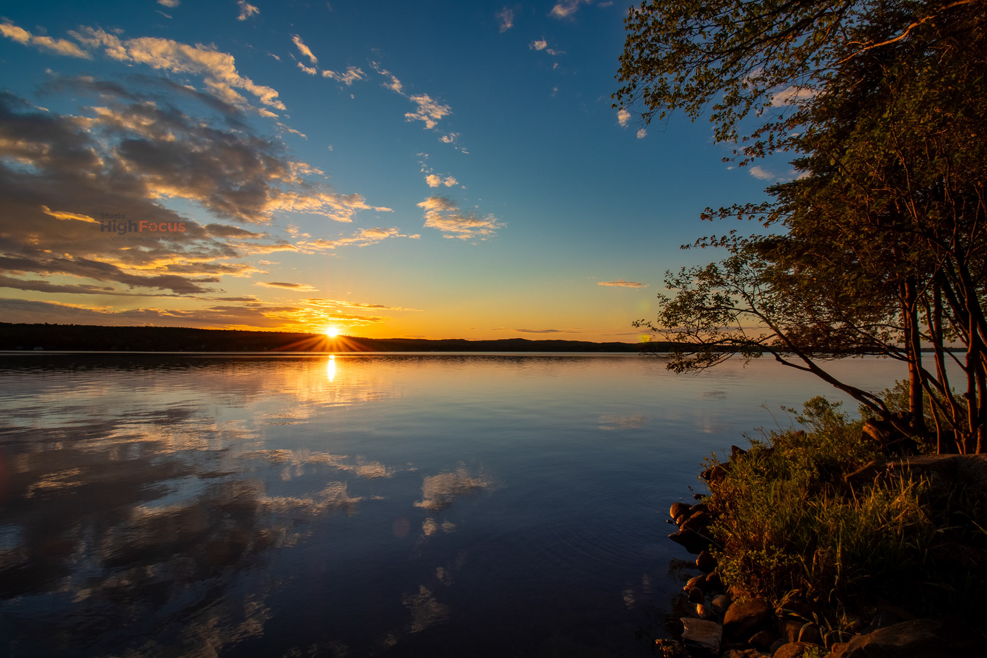 Couché de soleil - Saint-Denis-de-Brompton