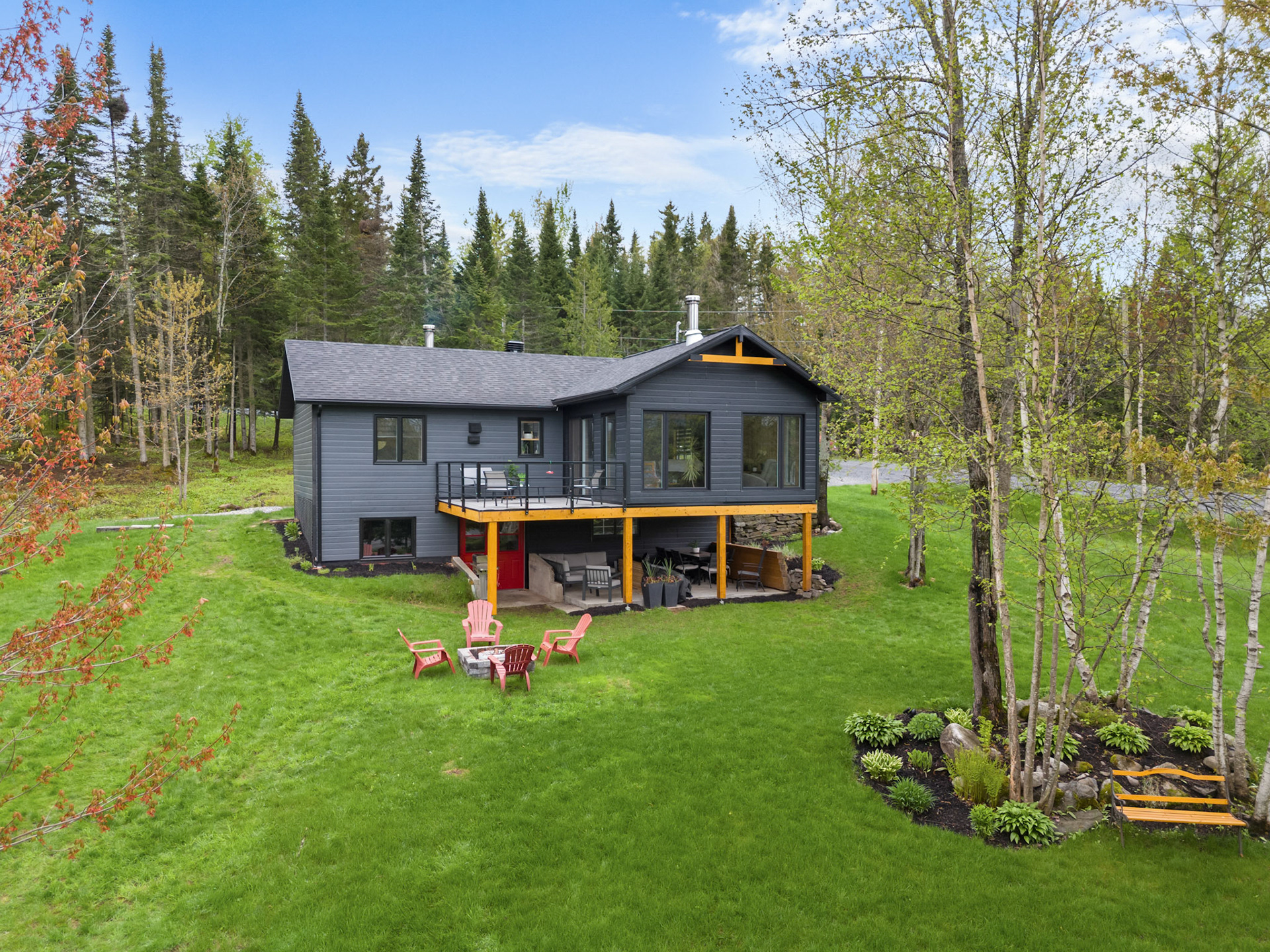 Unifamilial vue sur l'eau