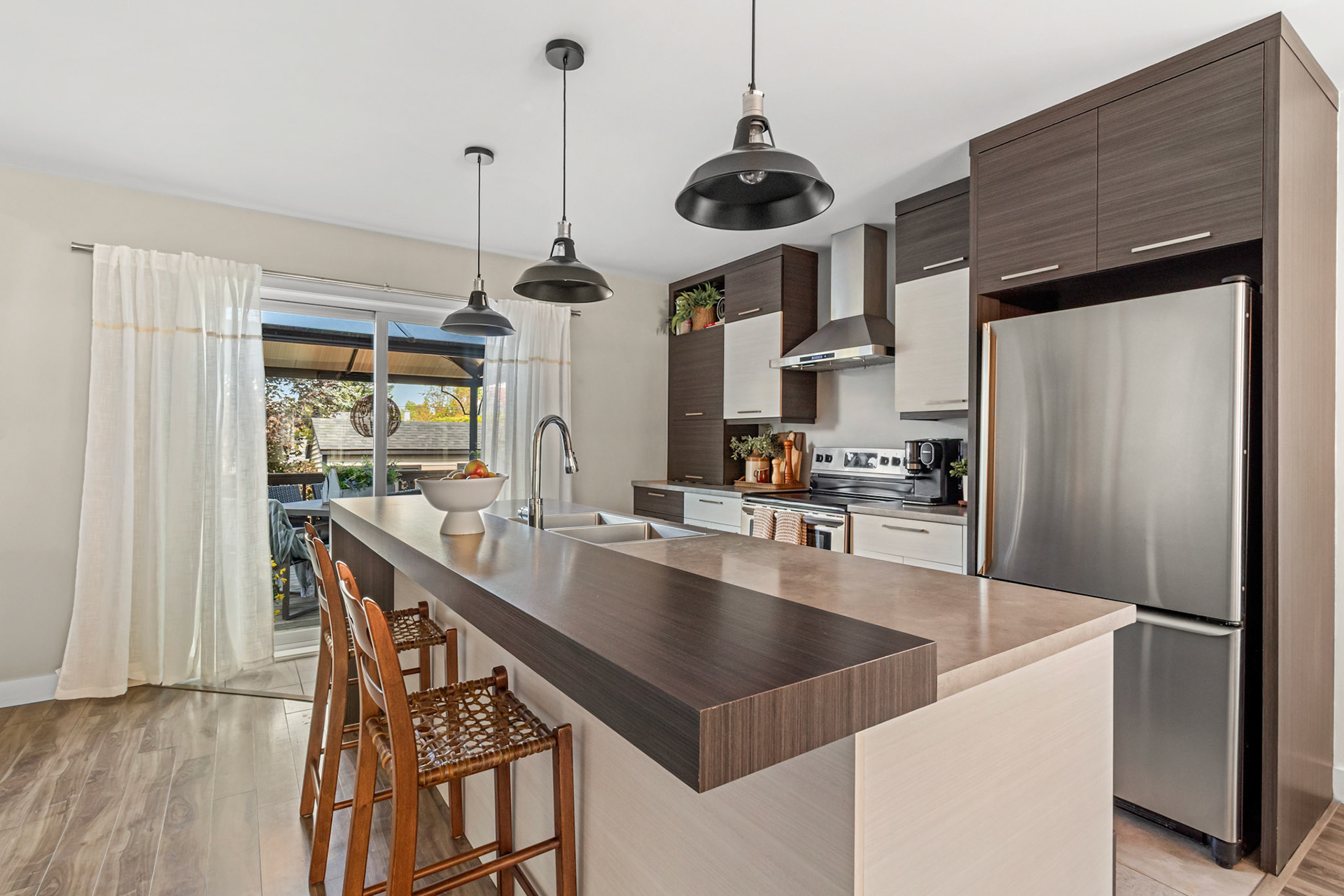 Maison de ville rustique moderne