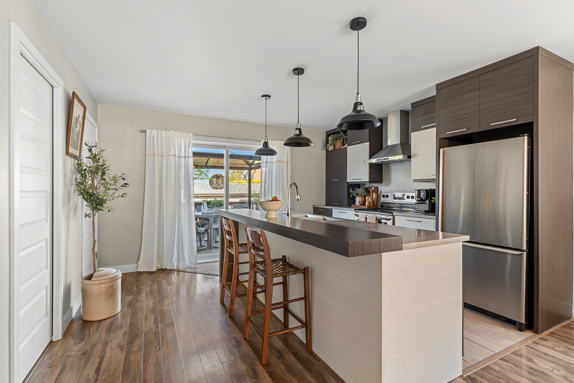 Maison de ville rustique moderne