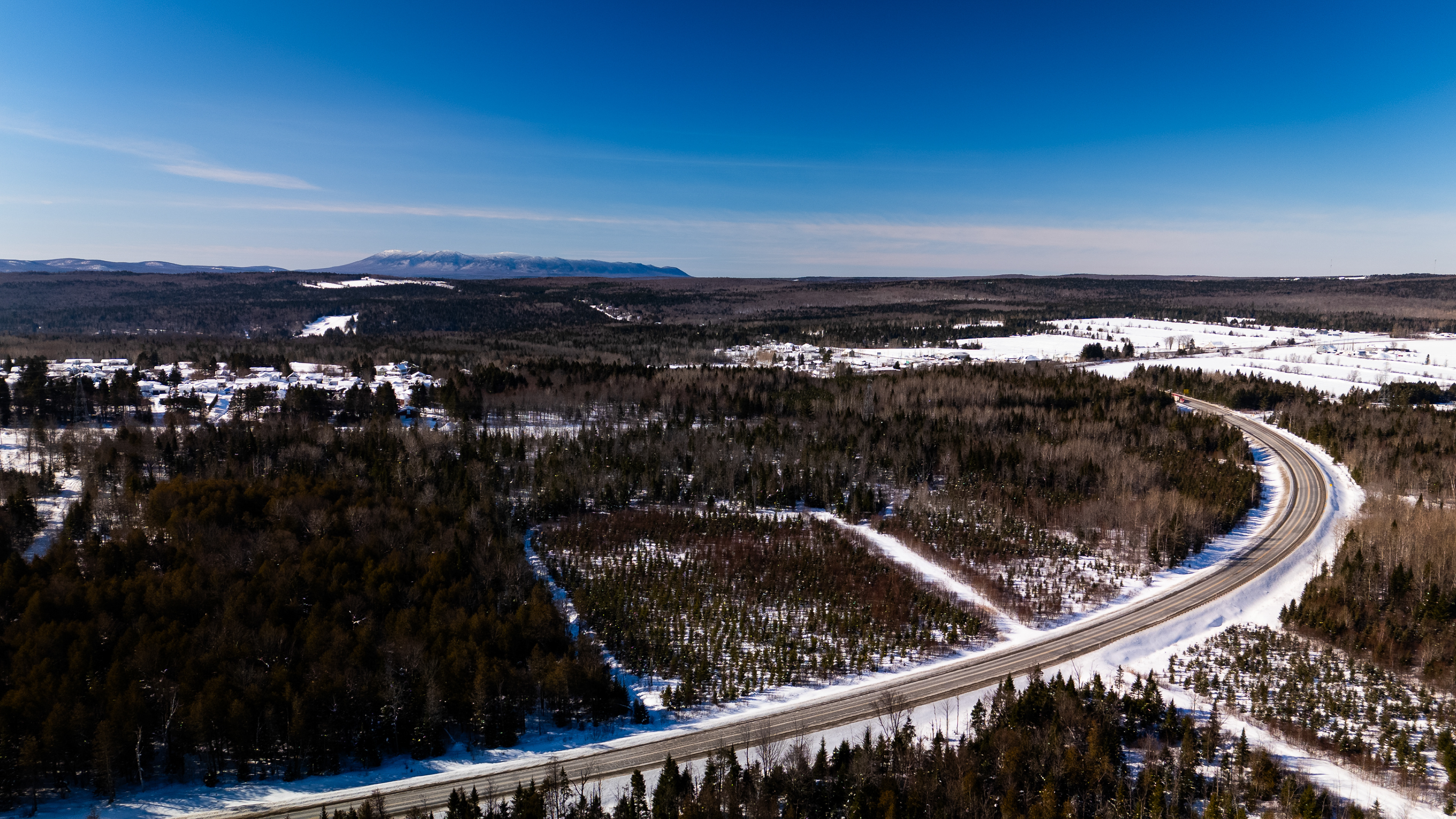 Route 161 et Mont-Mégantic
