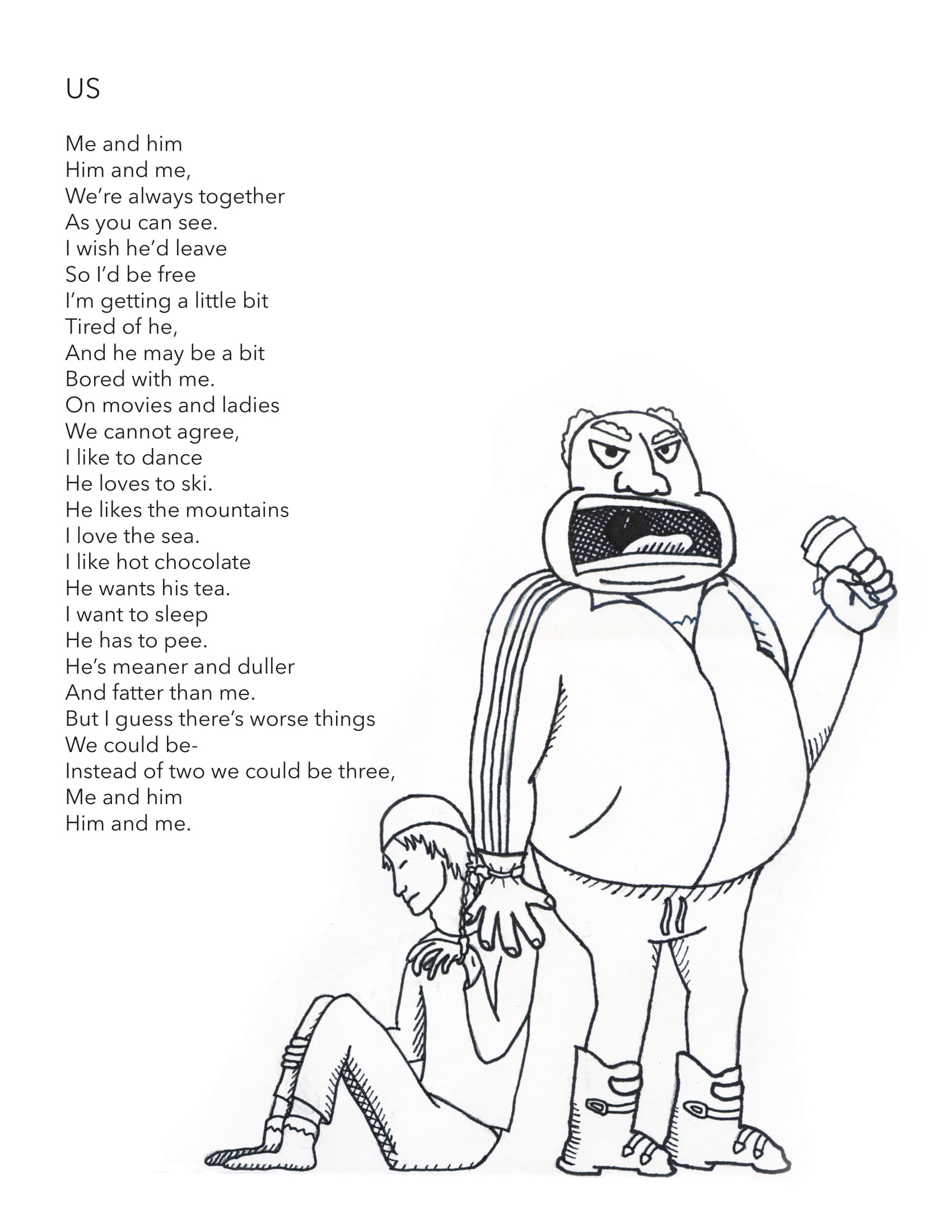 Creating new illustrations for Shel Silverstein poems