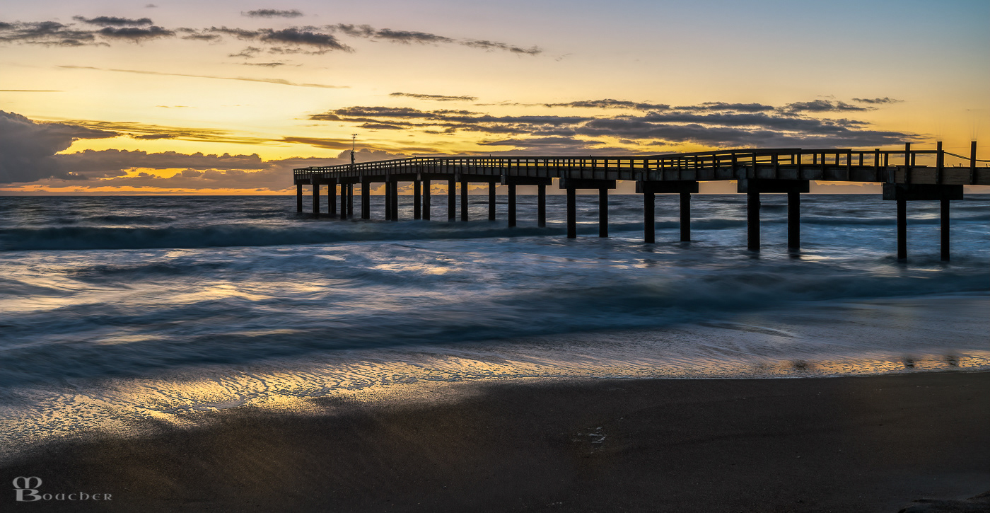 Pier at St. Augustine Beach, Sunrise
