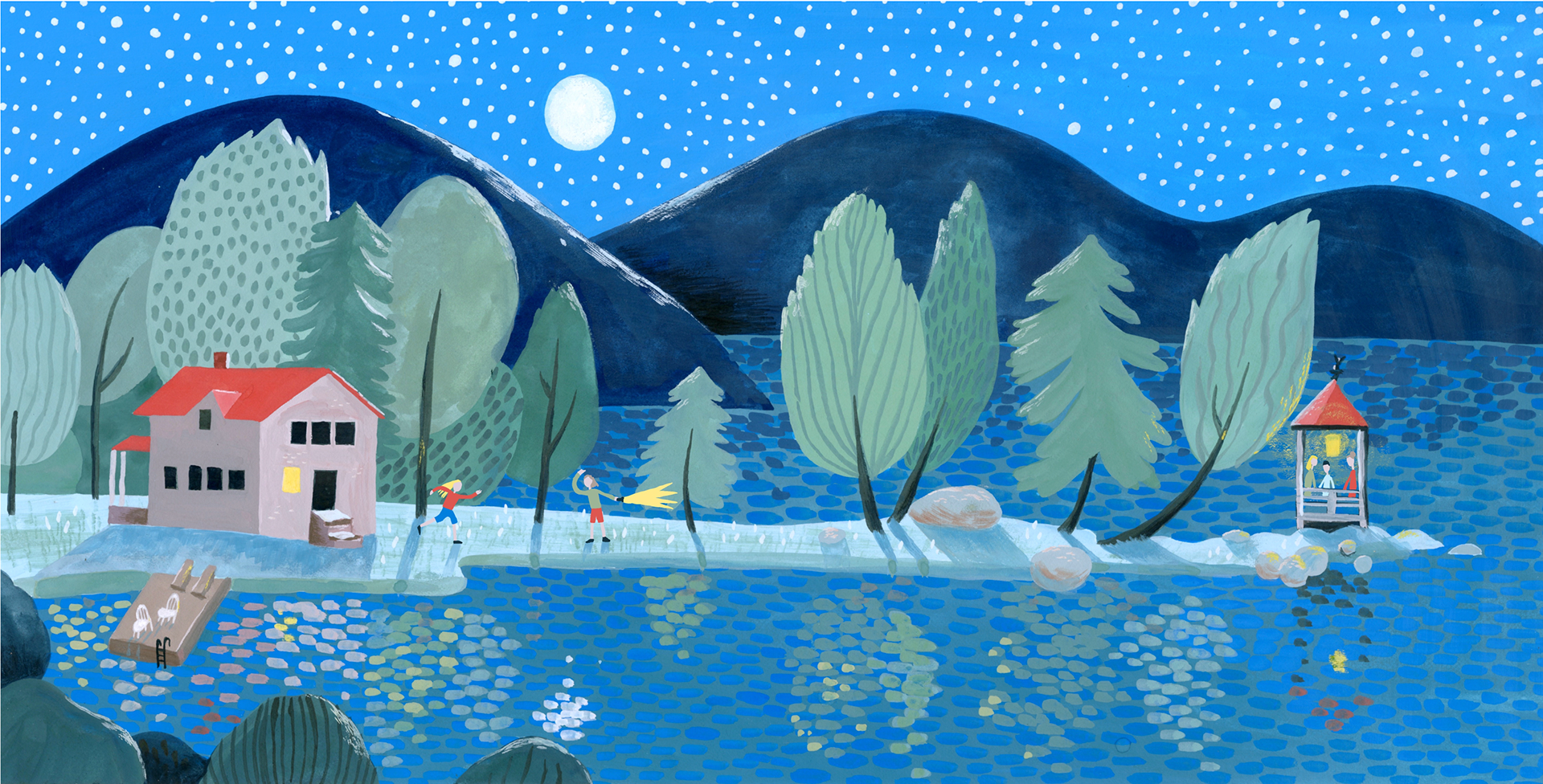 "A Night at the Cottage" - personal work