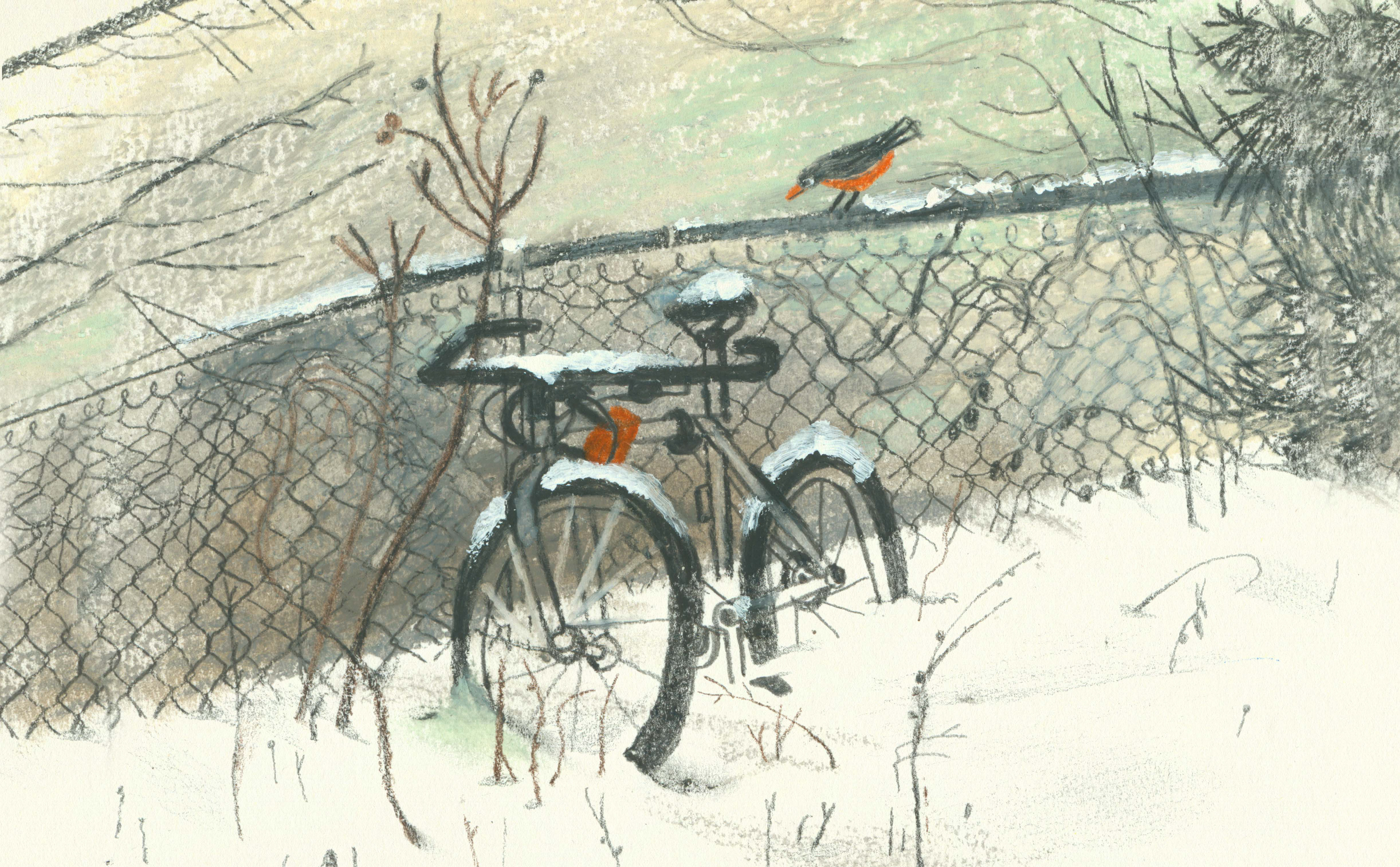 Bike in the Snow - personal work