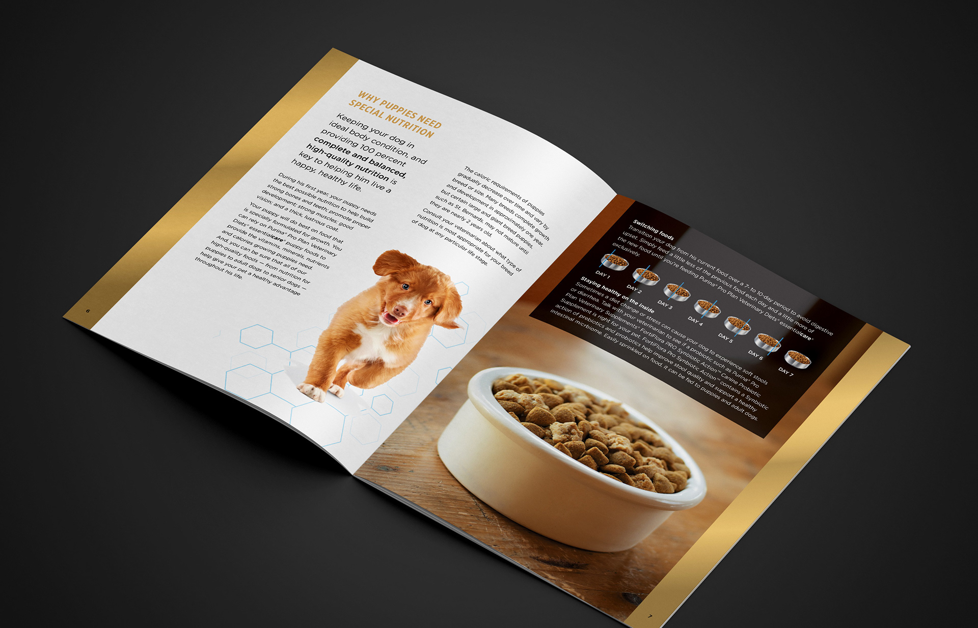 PURINA PRO VETERINARY DIETS | essentialcare PUPPY GUIDE SPREAD