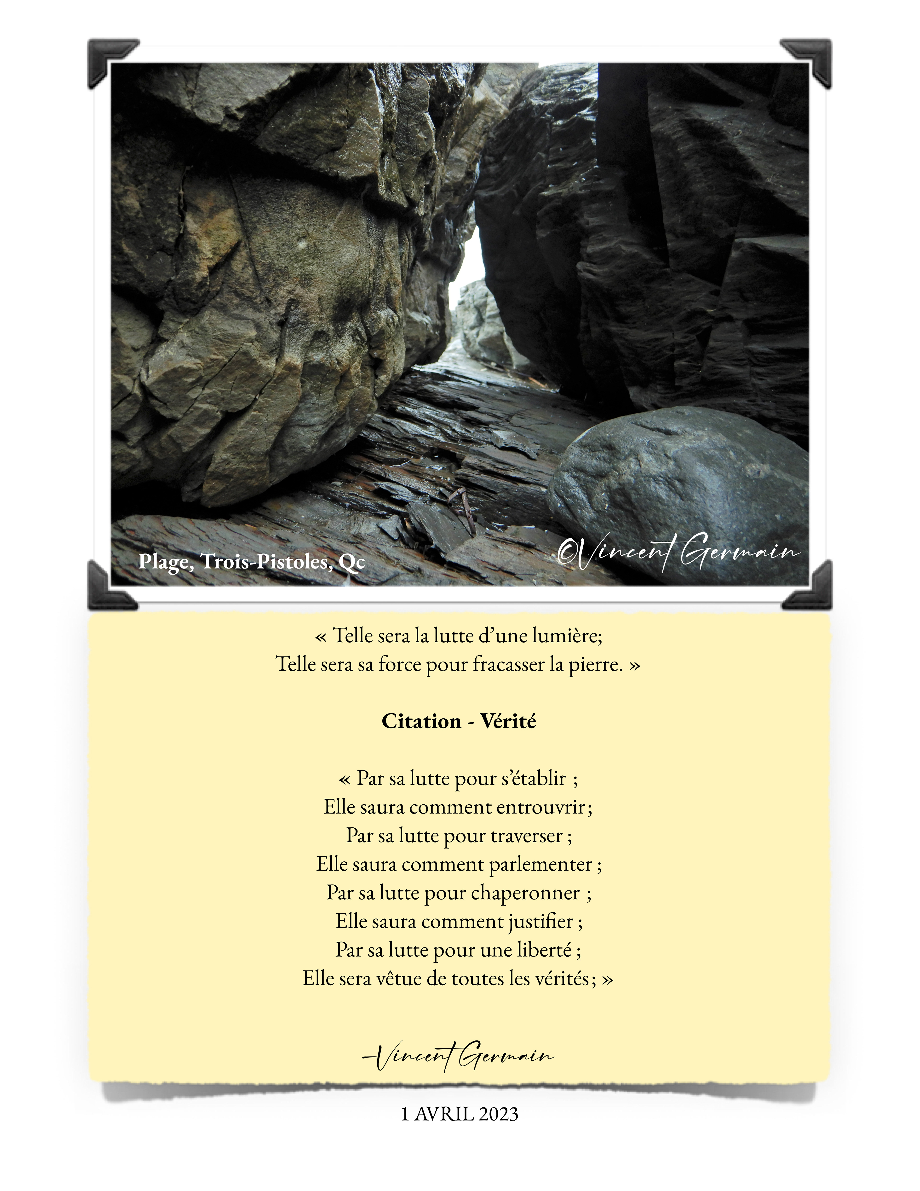 Citation - Vérité
