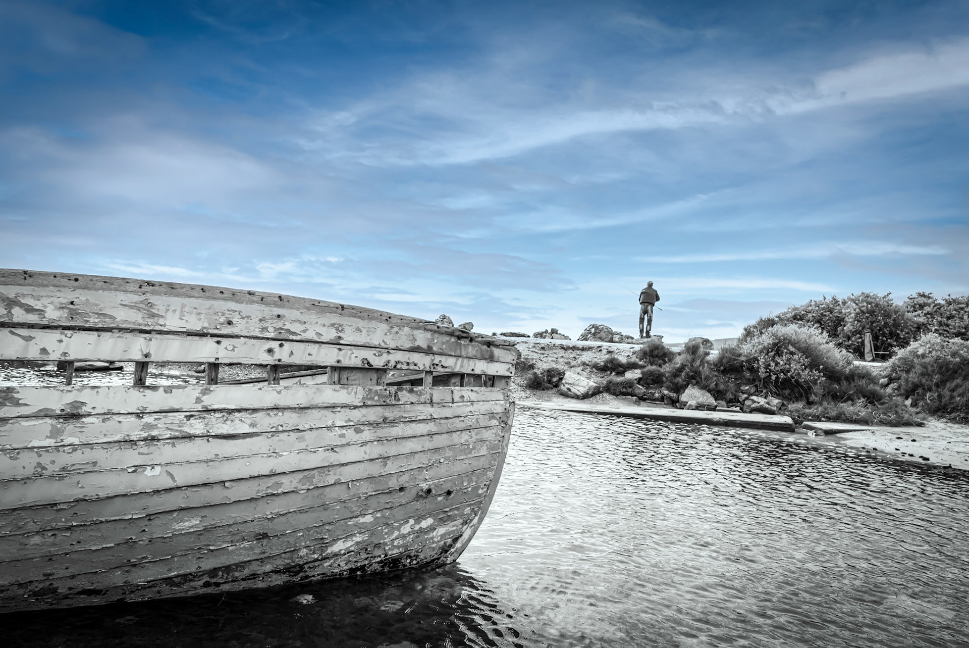 Le pêcheur et la barque