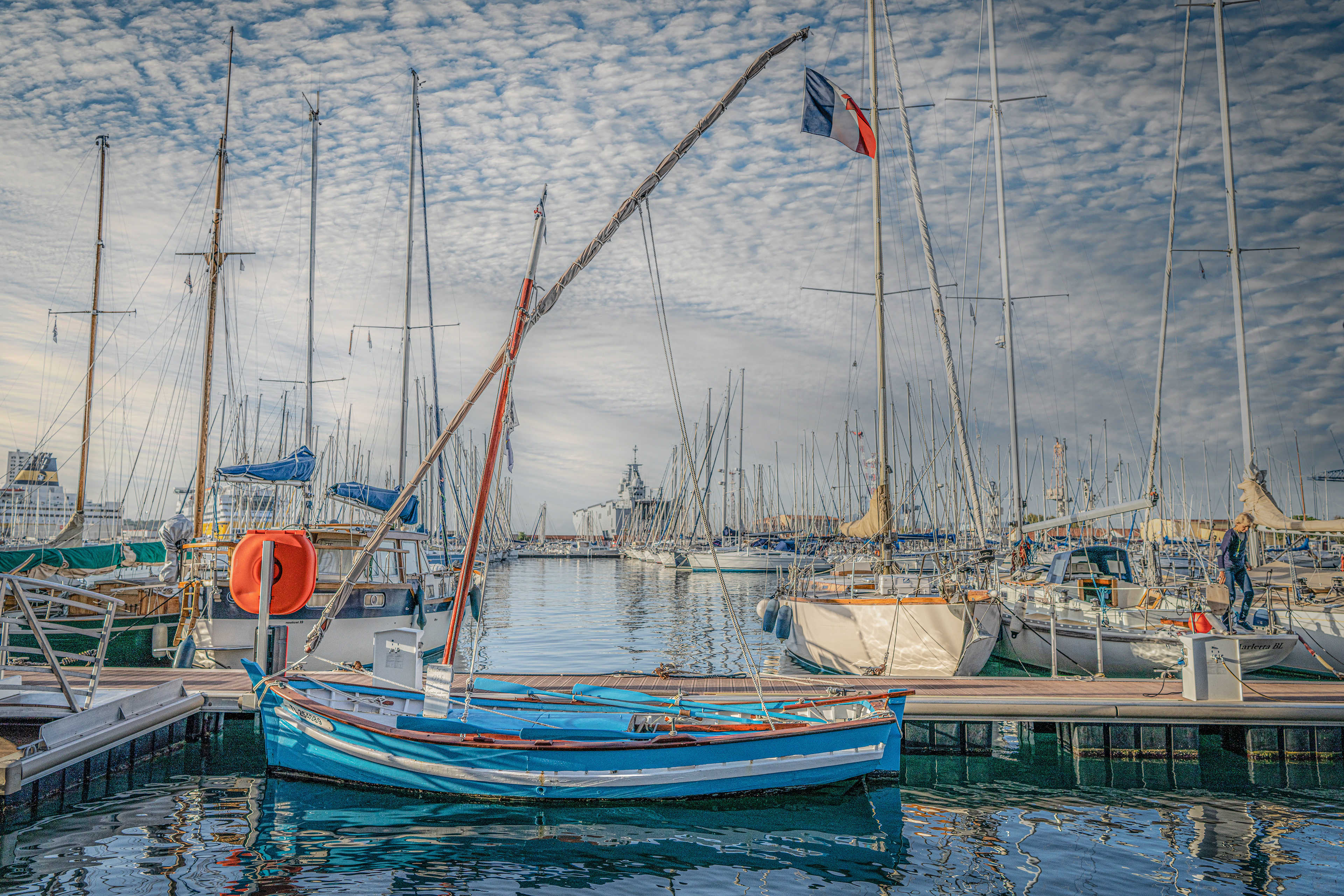La barque bleue
