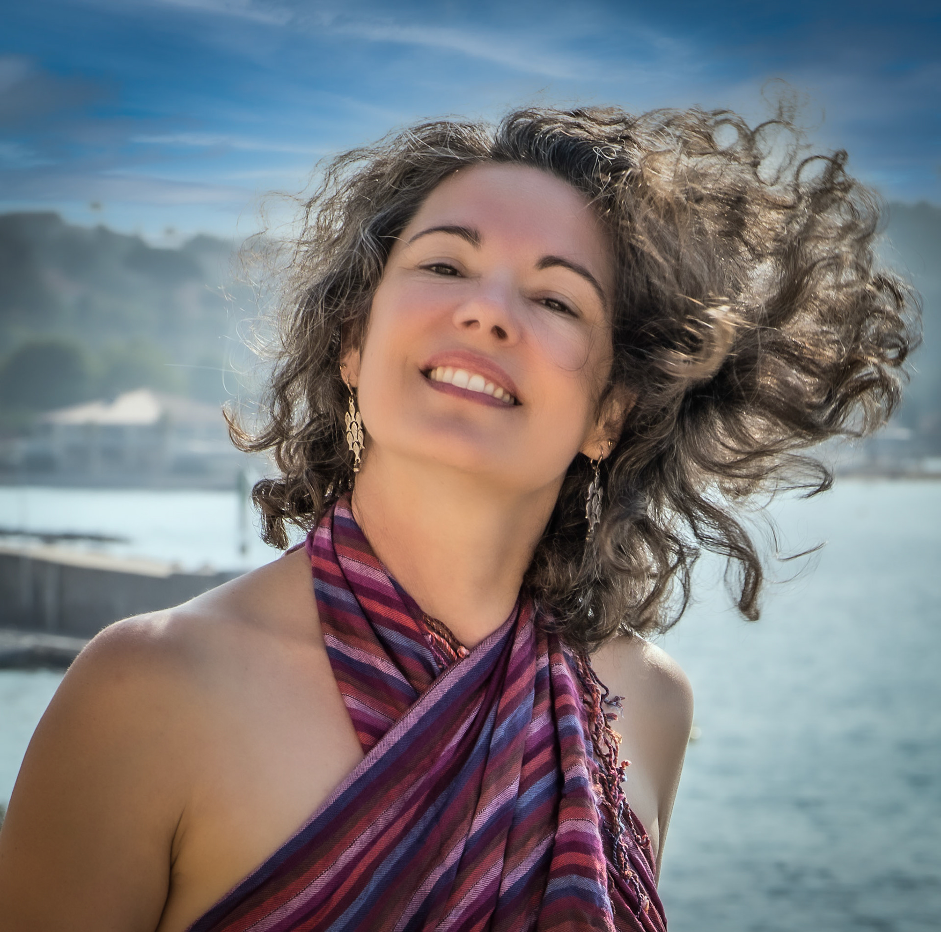 Cheveux dans le vent