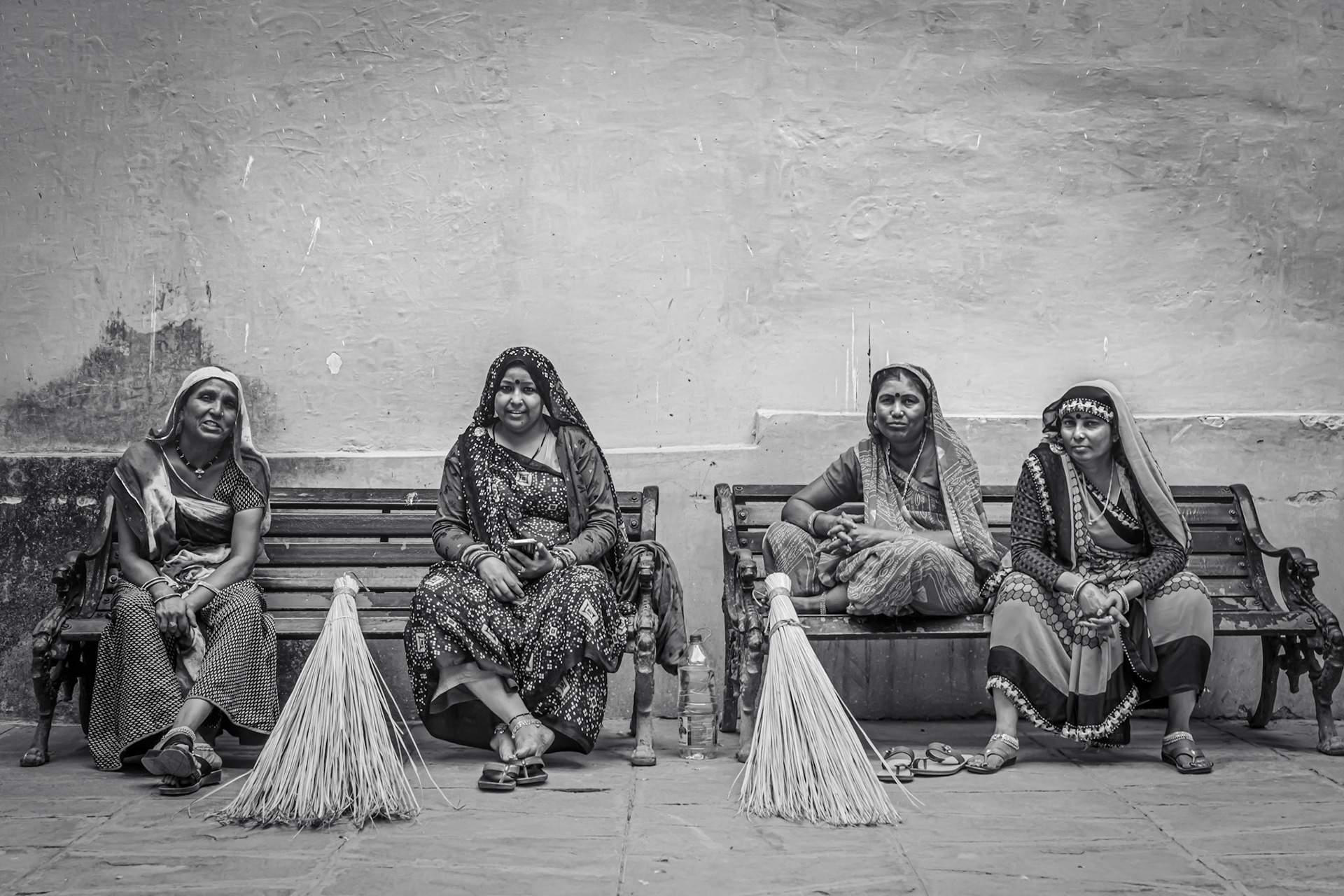 Sweepers at Amber Palace