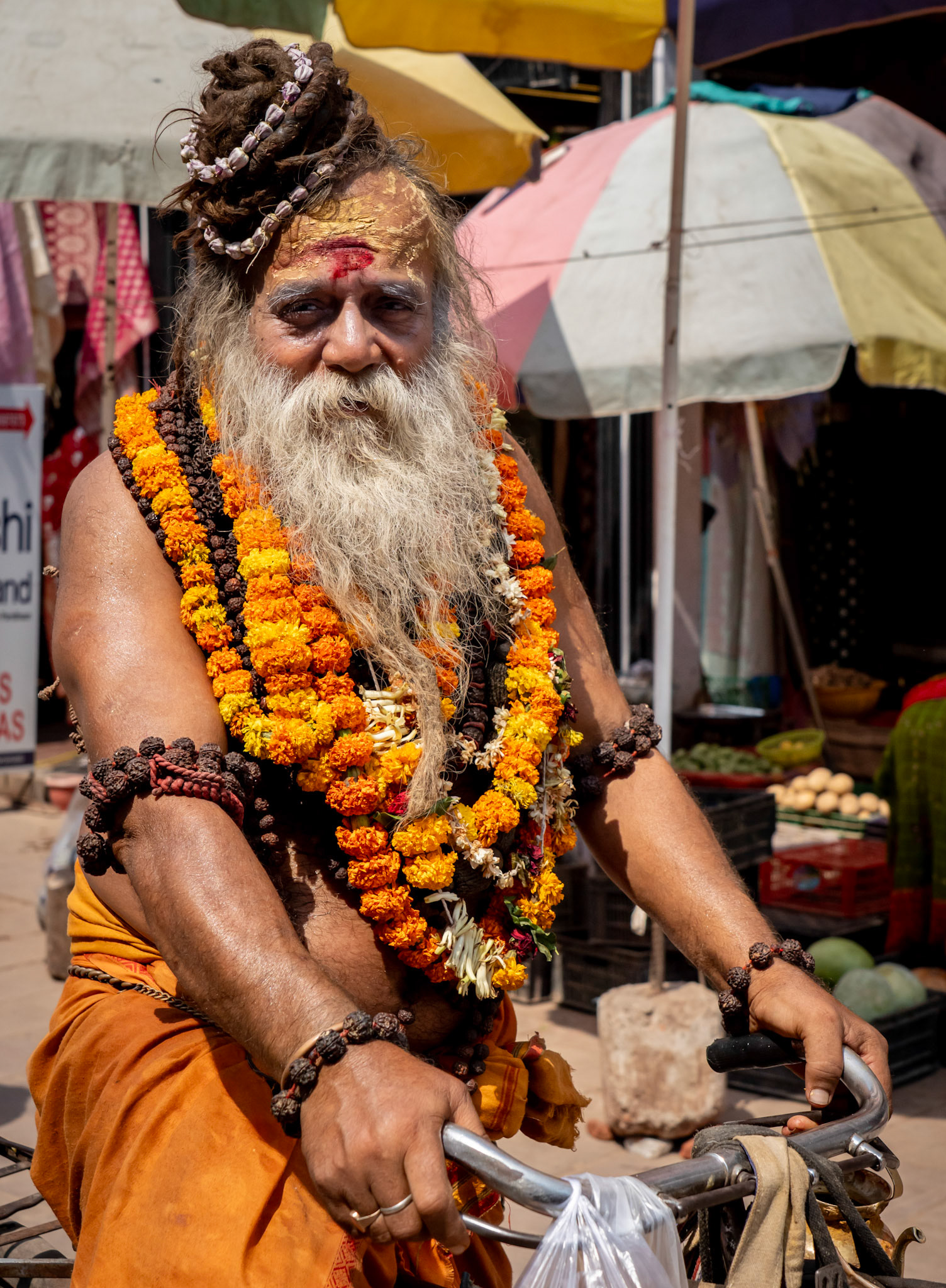 Bicycle Sadhu in Varanasi
