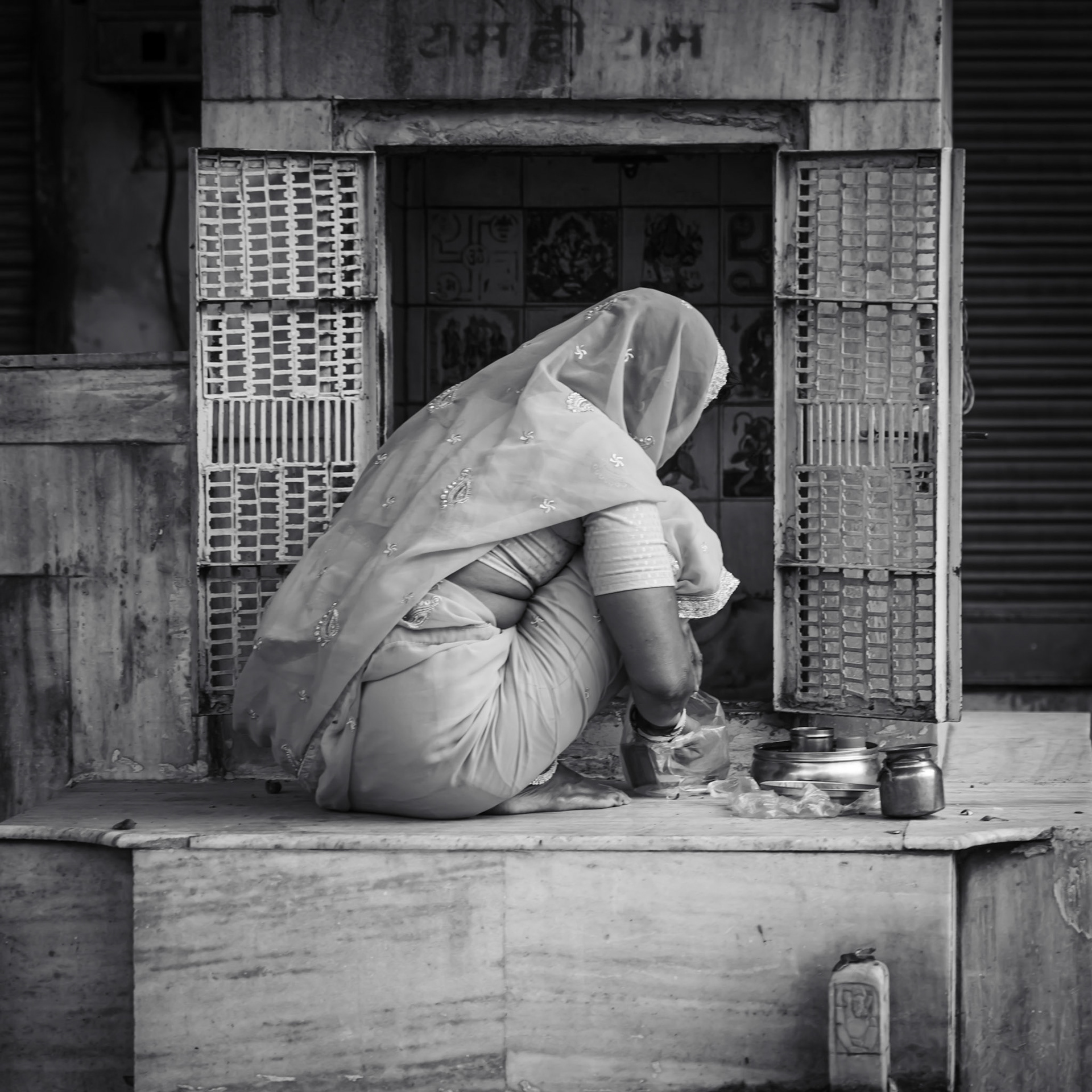 Early Morning Offering in Jaipur