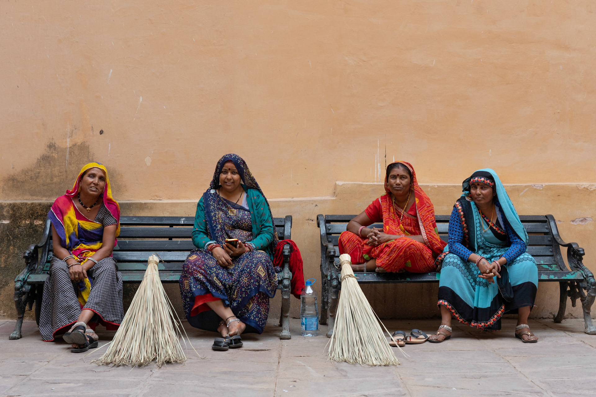 Sweepers at Amber Palace