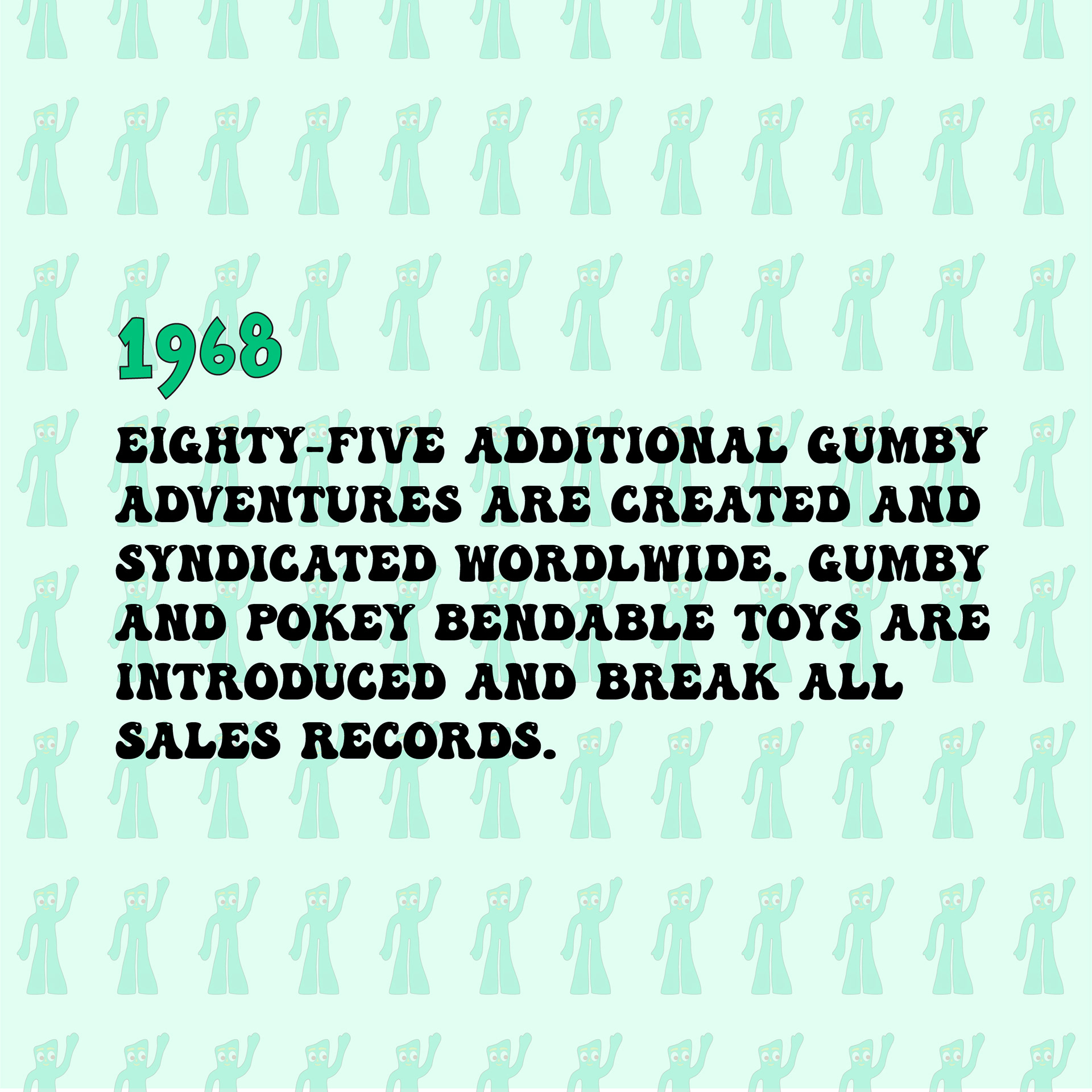 Gumby timeline.
