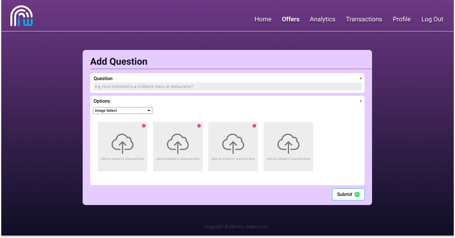 Add Question Pop-Up for Images