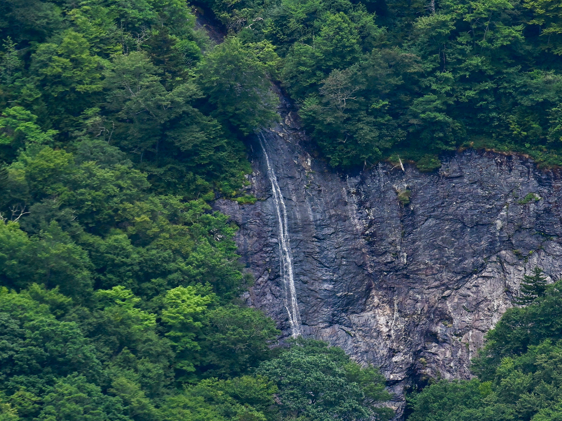 Glassmine Falls, MP 361.2 Blue Ridge Parkway