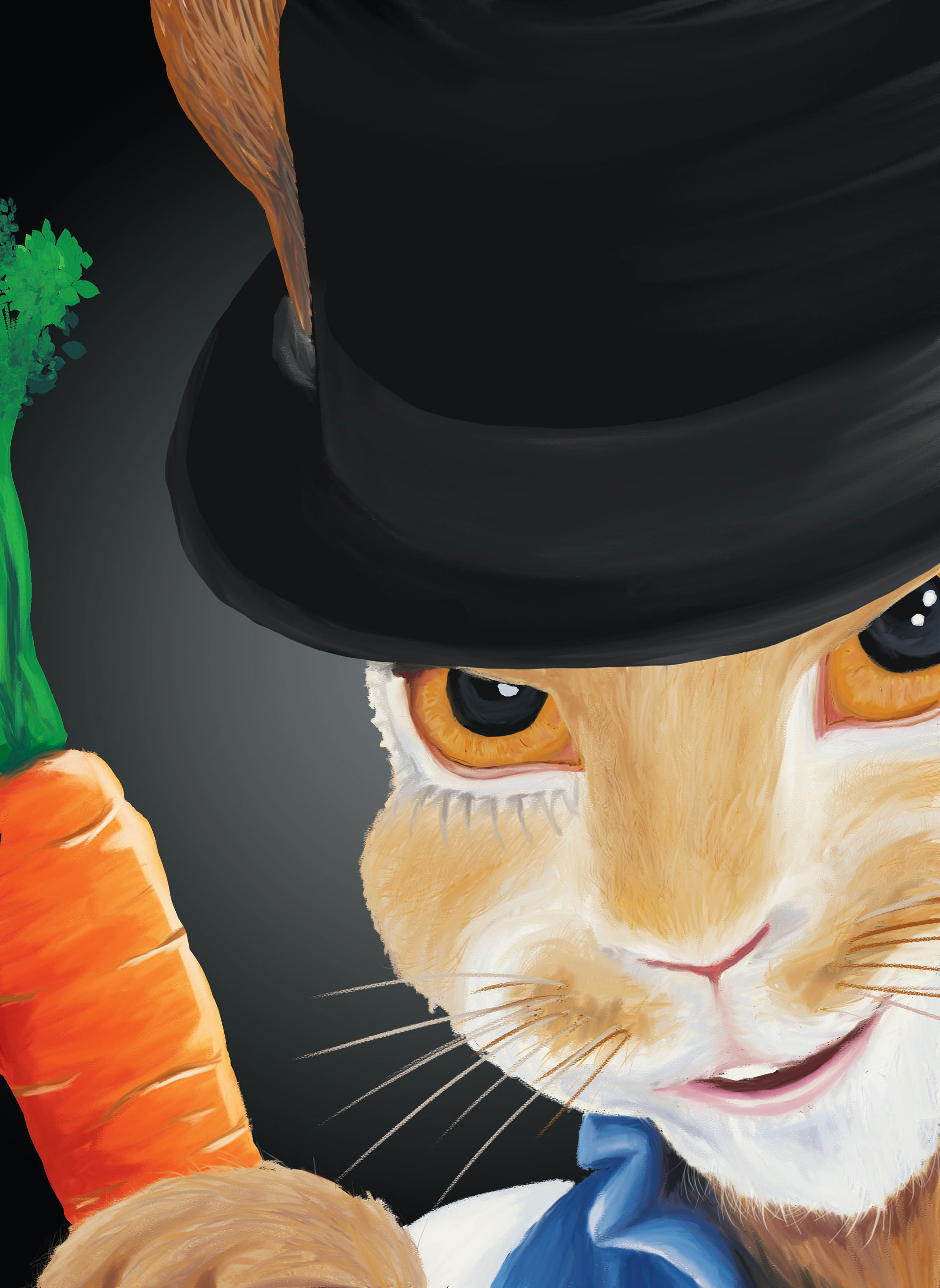 Big Bunny, digital painting