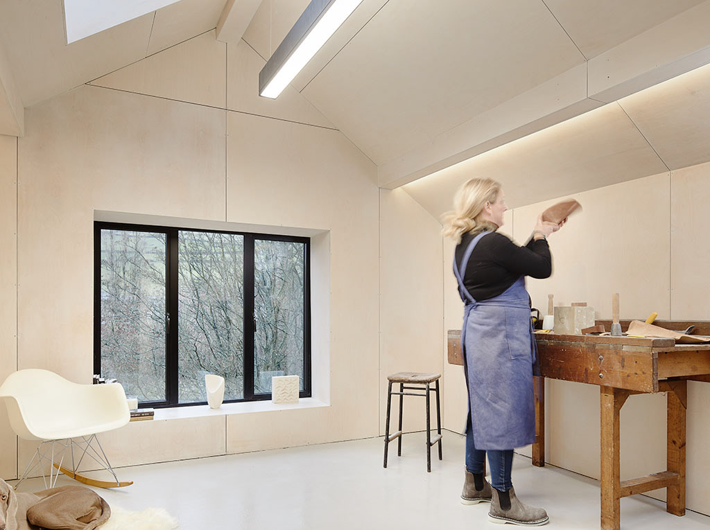 First floor sculpture studio