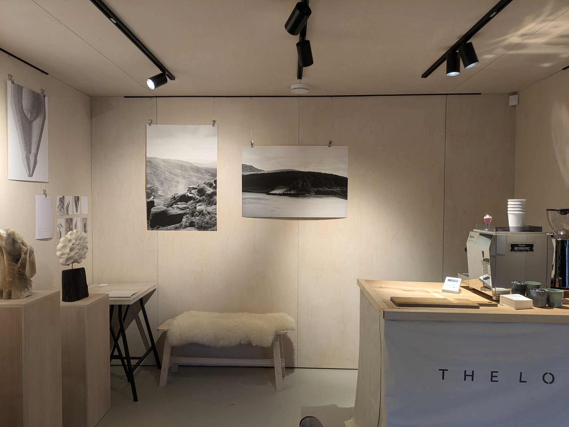Exhibition and pop-up coffee shop