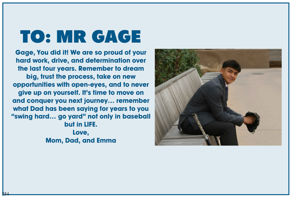 Final 1/2 page ad created using assets provided