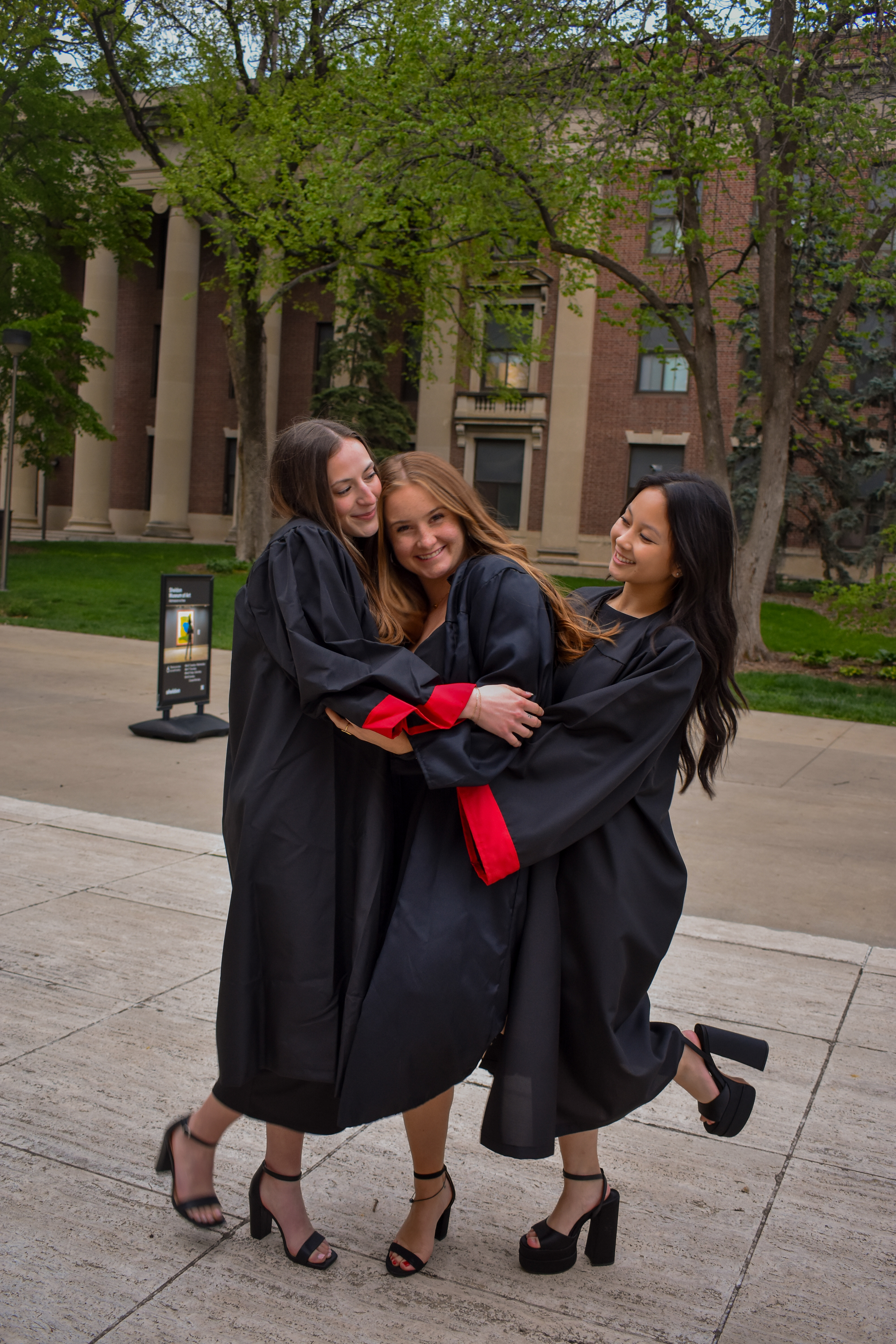 College Graduation Photo for 3 friends.
