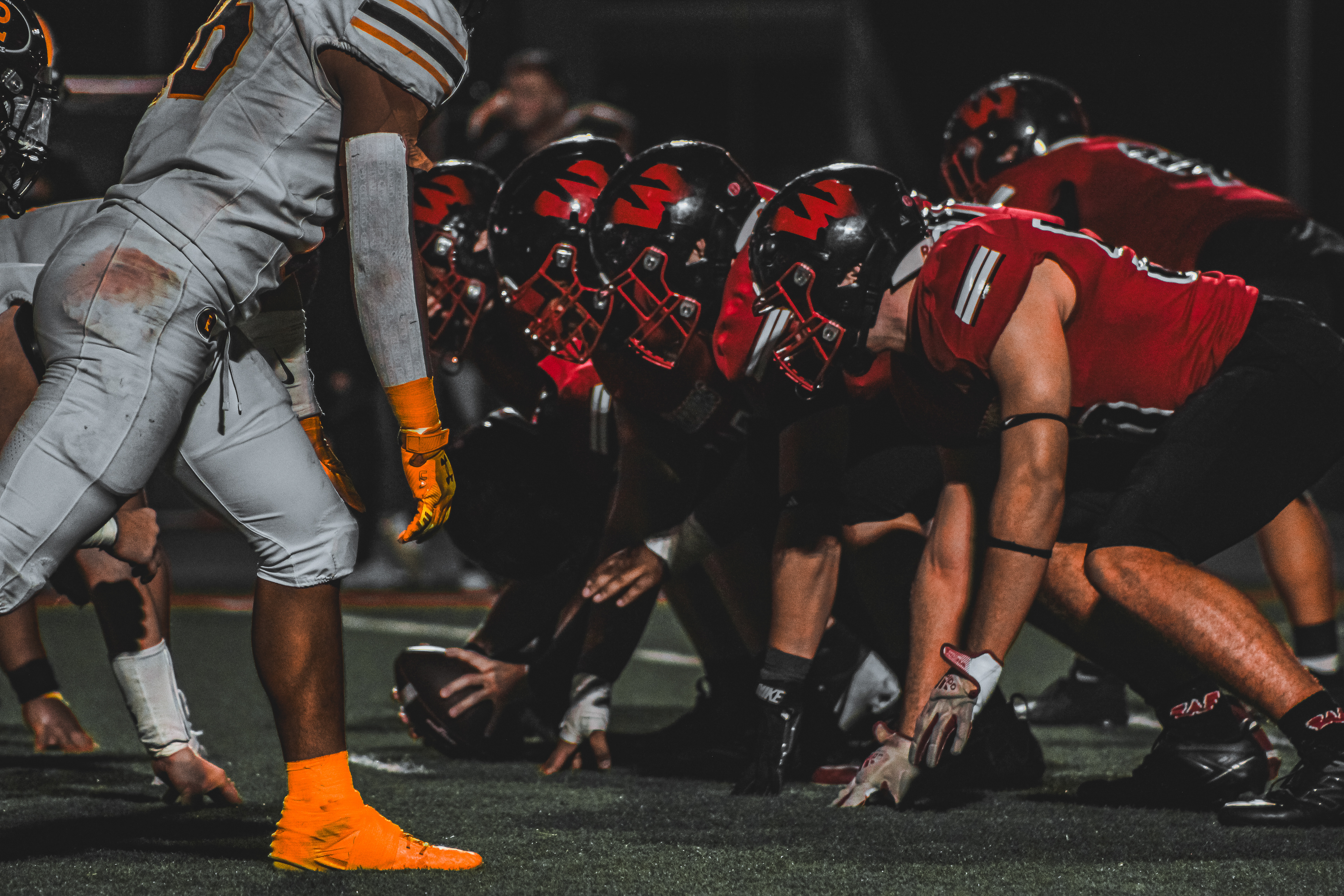 The Warrior Varsity Football team goes head to head with the Papillion-LaVista Monarchs.
