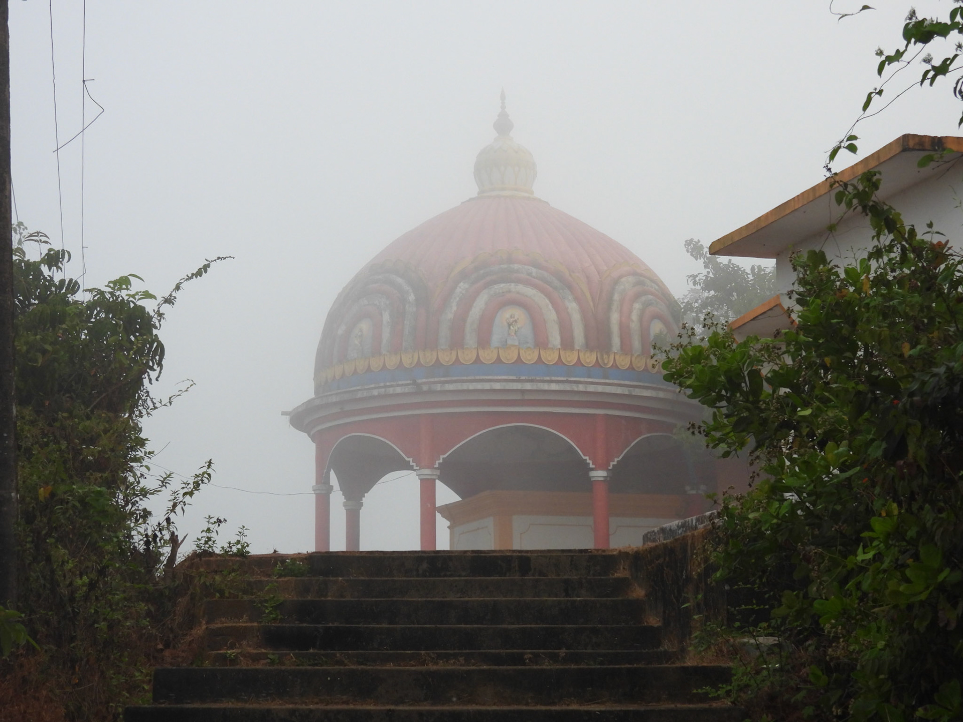 Giroba Temple in the mist