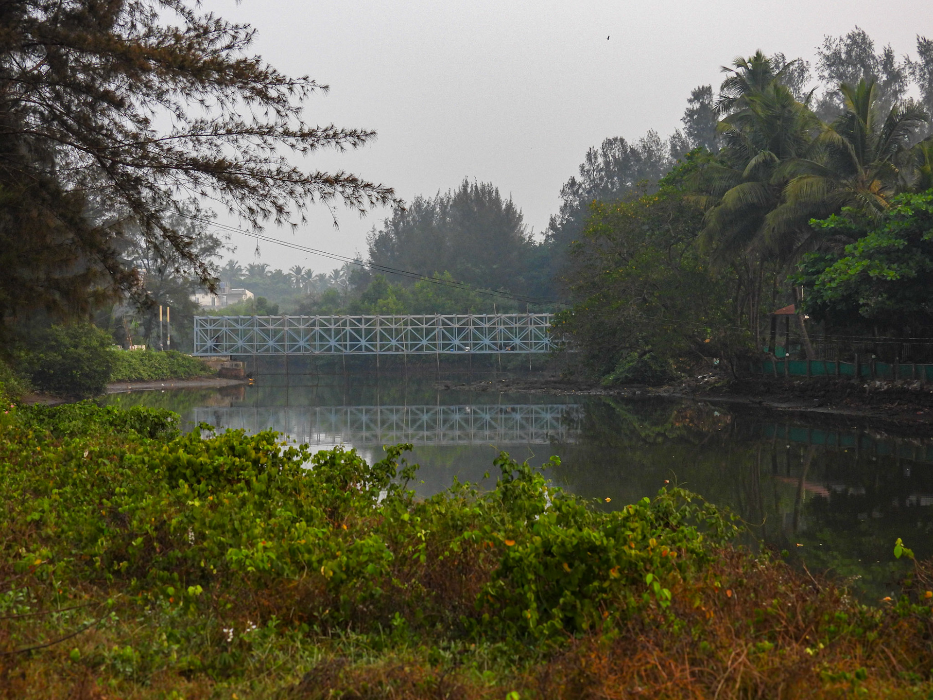 Mandrem Creek Bridge - View from Mandrem Side