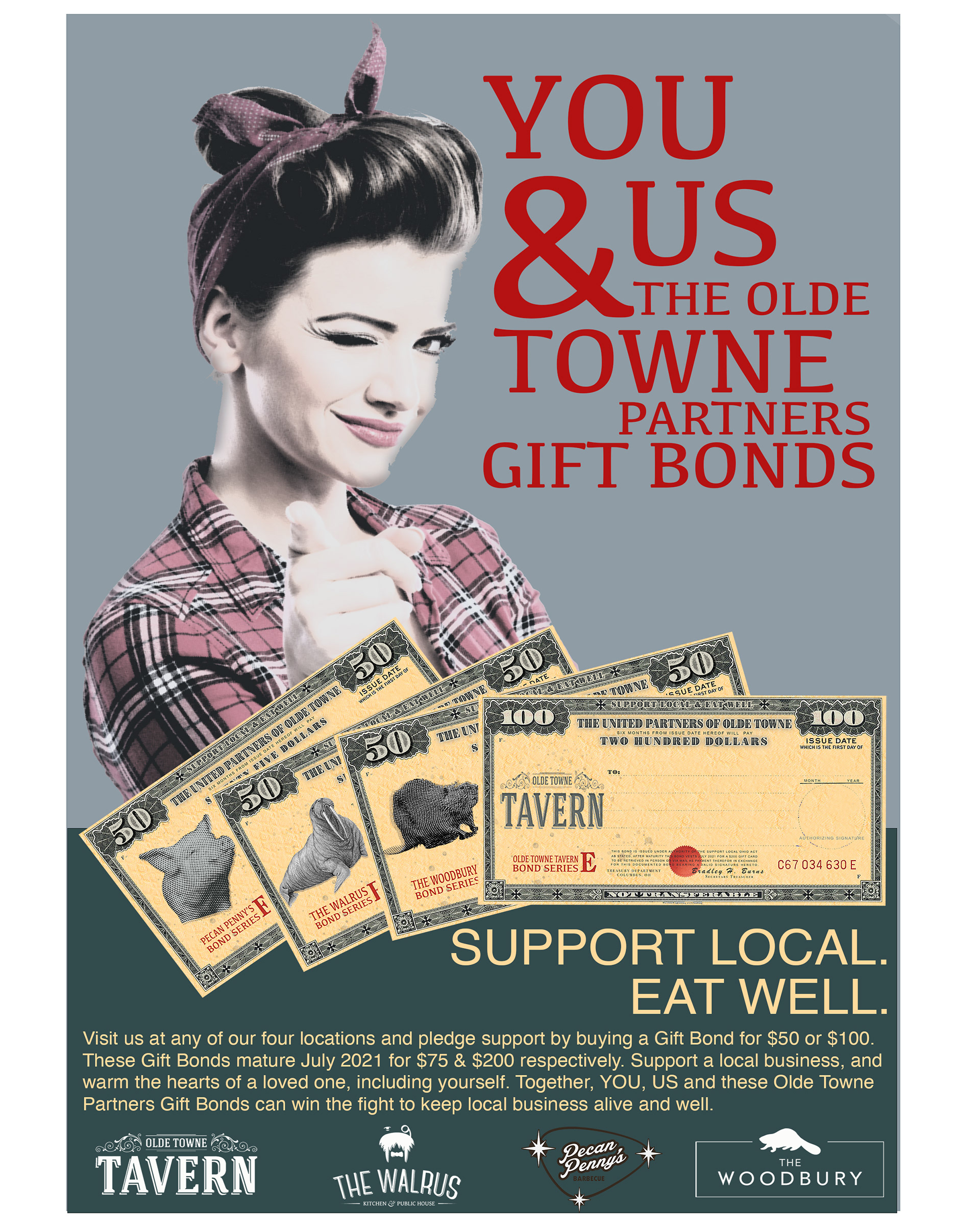 Ad for 614Magazine - Local Restaurant Group