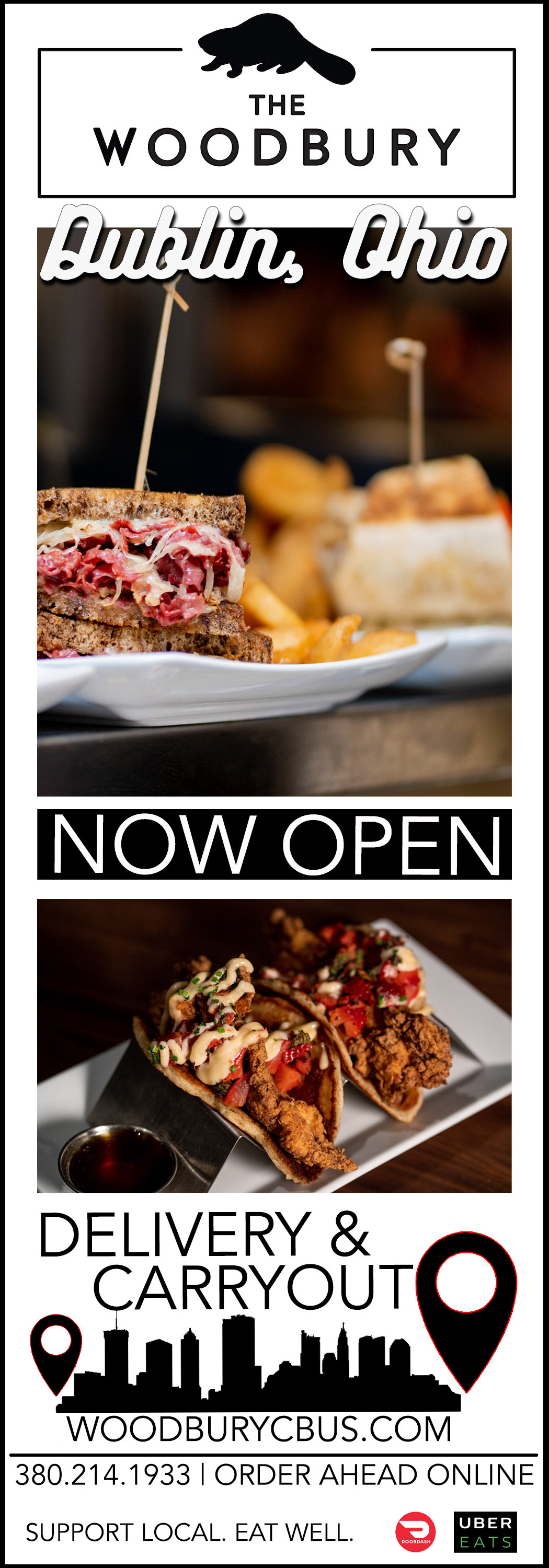 Ad for Stock & Barrel - Local Restaurant