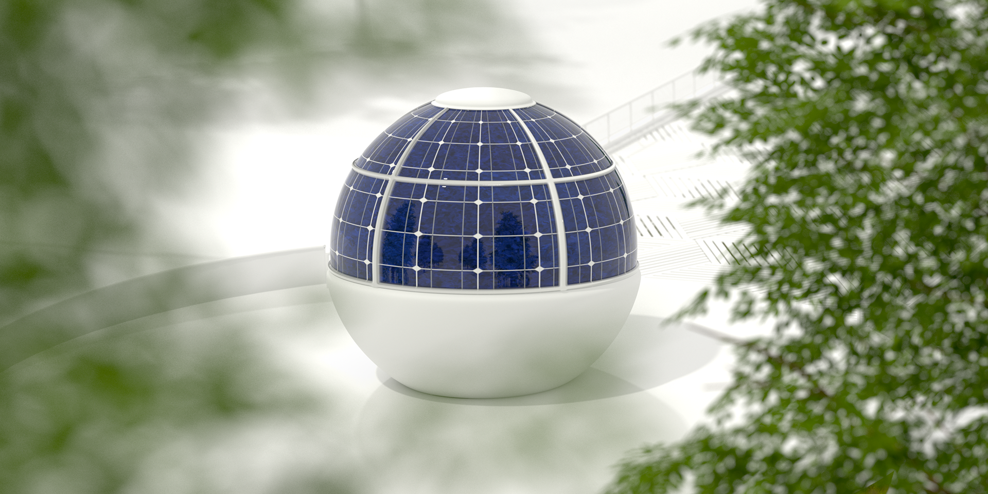 3D Render Via Dotta Zonnenpanelen doublemen yan paul dubbelman