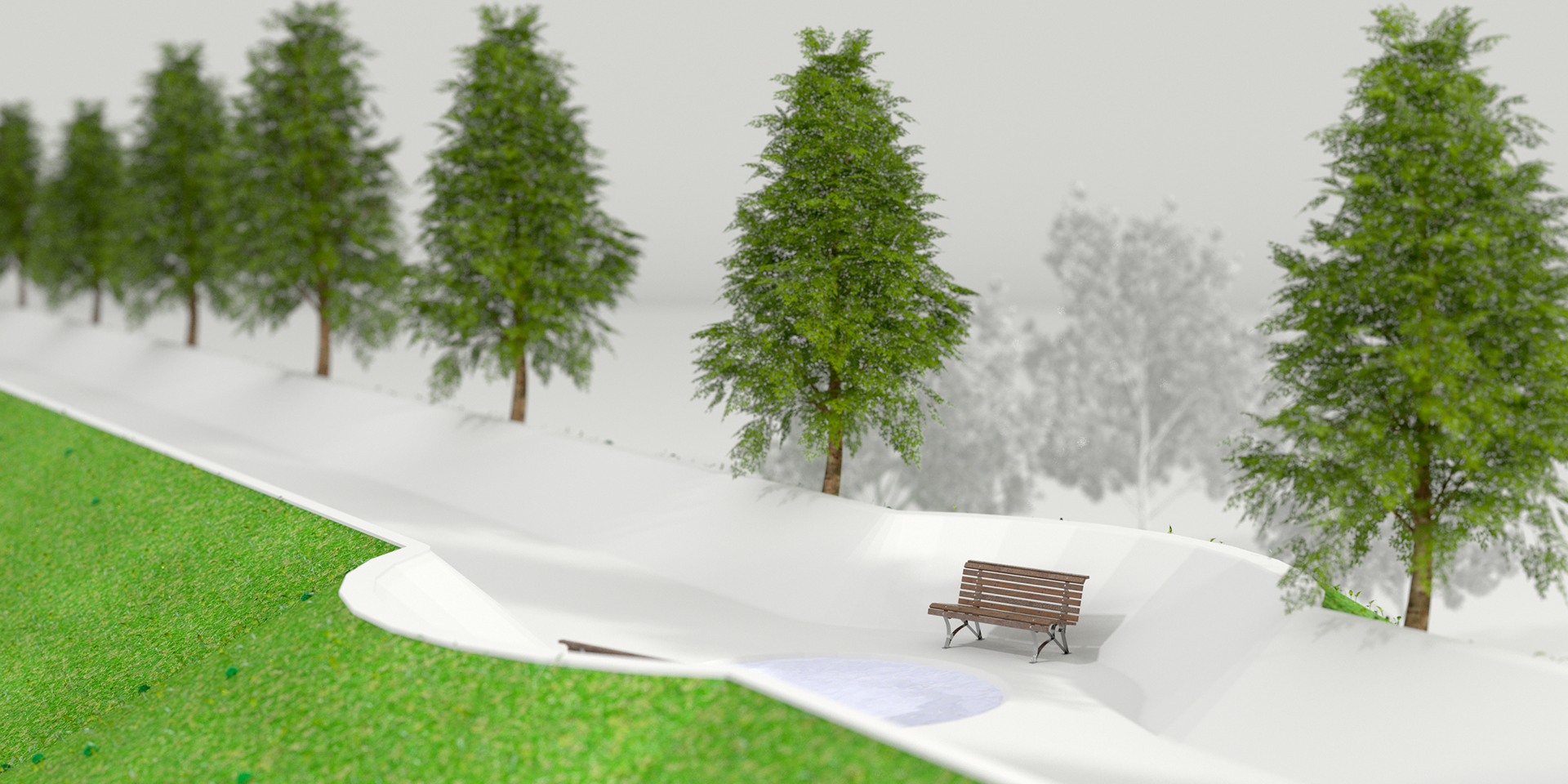 3D Render Via Dotta Zonnenpanelen doublemen yan paul dubbelman