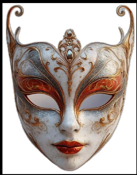 an example of a generic 2d image of a mask which is used in the workflow in SideFX houdini to create high quality 3D images and FBX meshes