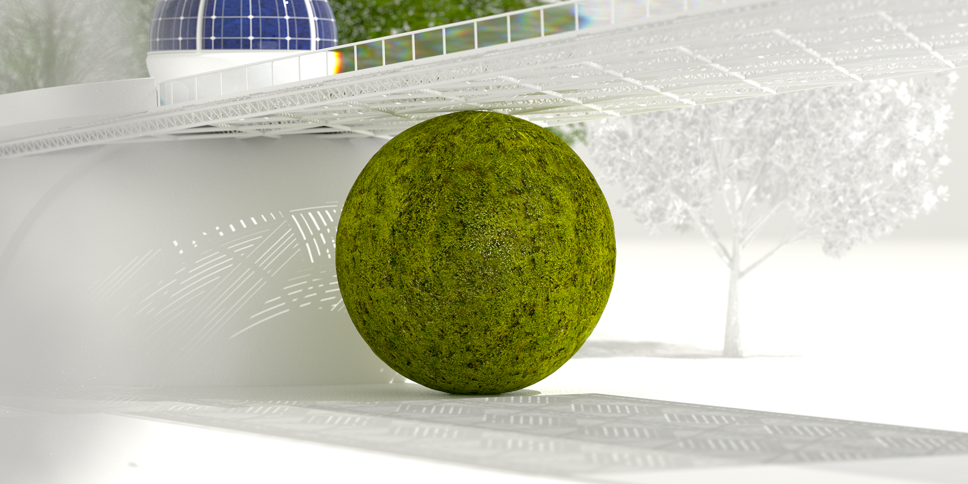 3D Render Via Dotta Zonnenpanelen doublemen yan paul dubbelman