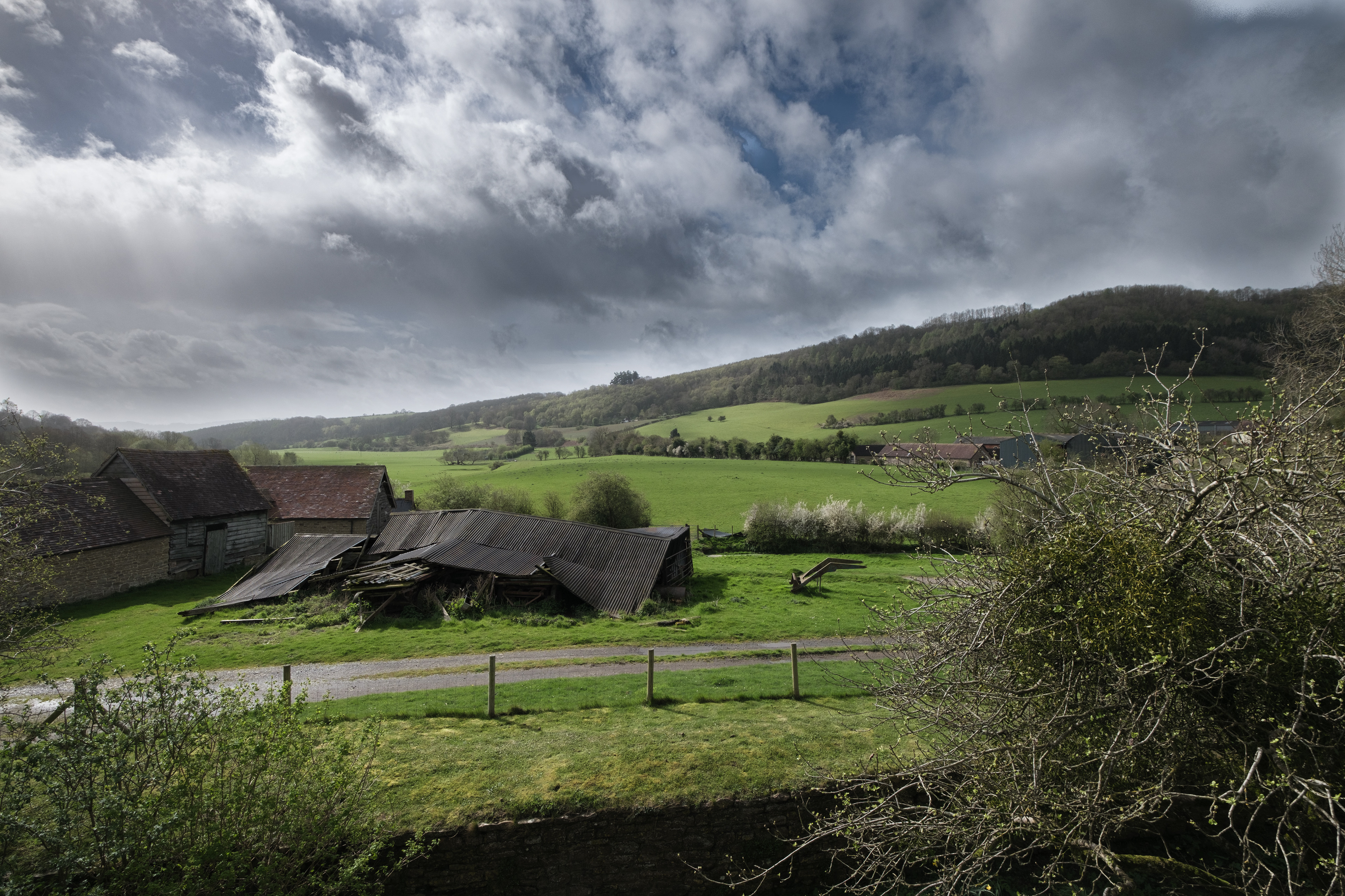 View from Stokesay Castle