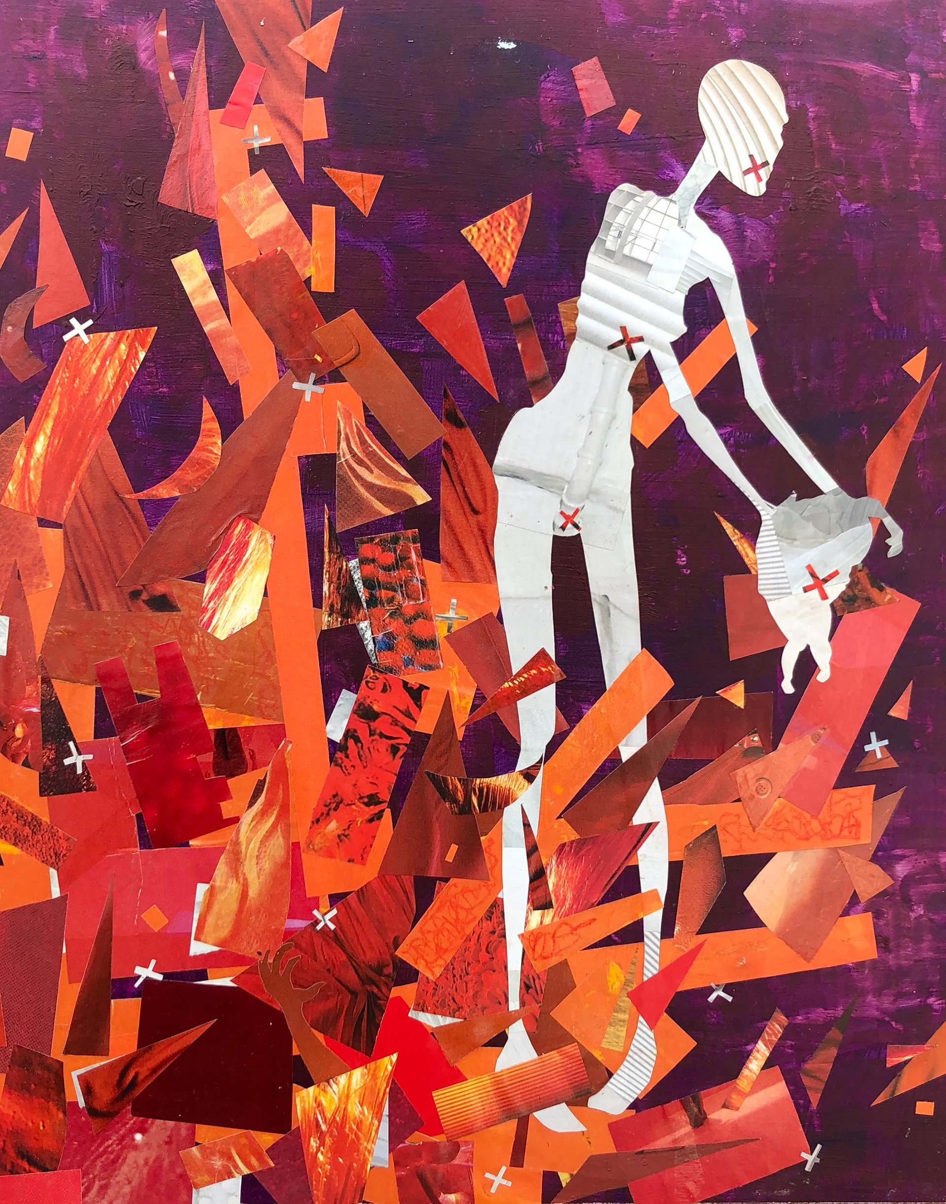 targets, collage on board 2008